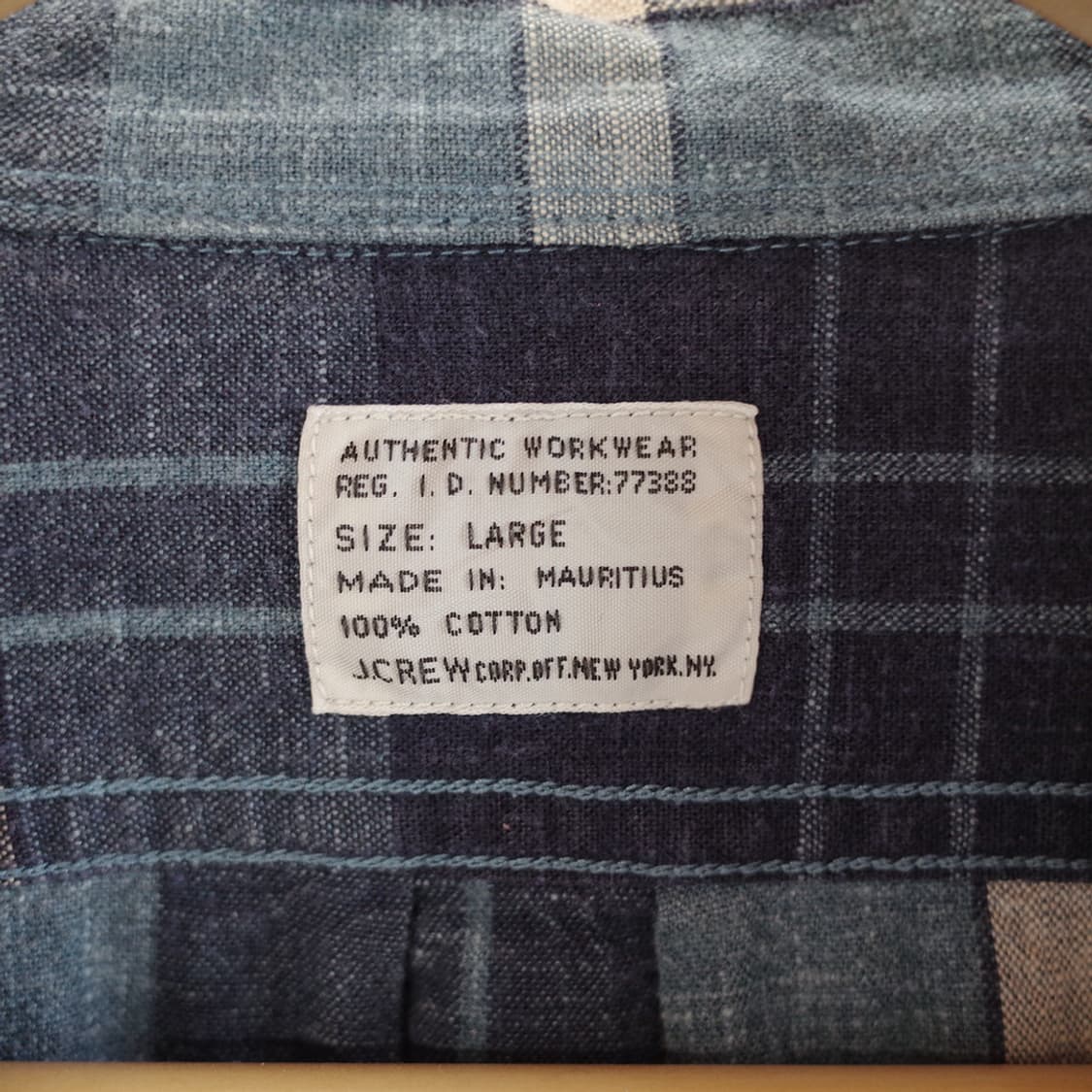 00's J.Crew Plaid Work Shirt 상품이미지7
