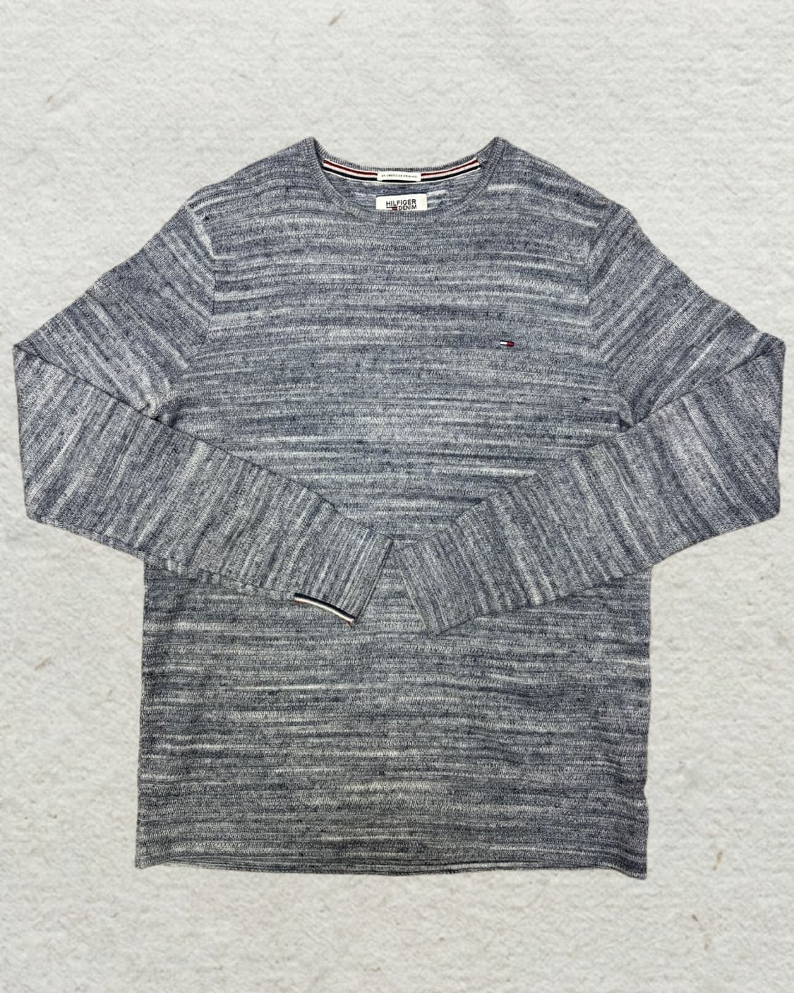 타미힐피거 그레이 텍스처 니트 상품이미지2