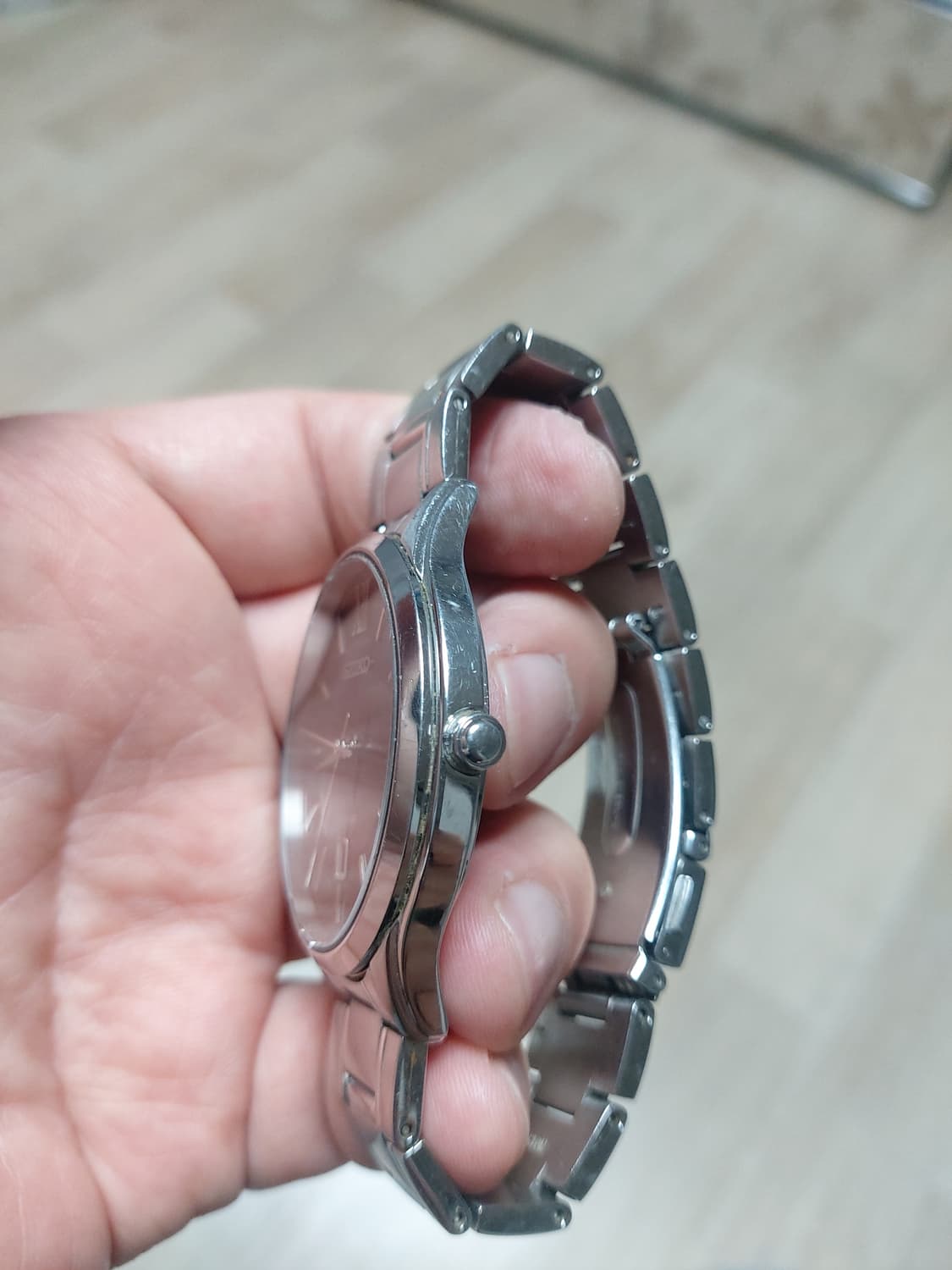 세이코 사파이어 글래스 블랙 다이얼 상품이미지2