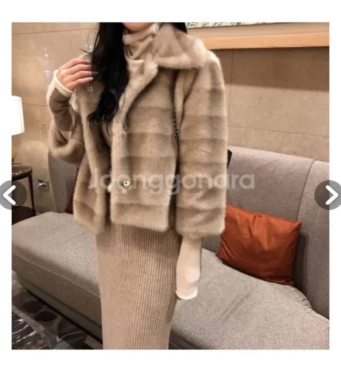 밍크자켓코트  상품이미지1