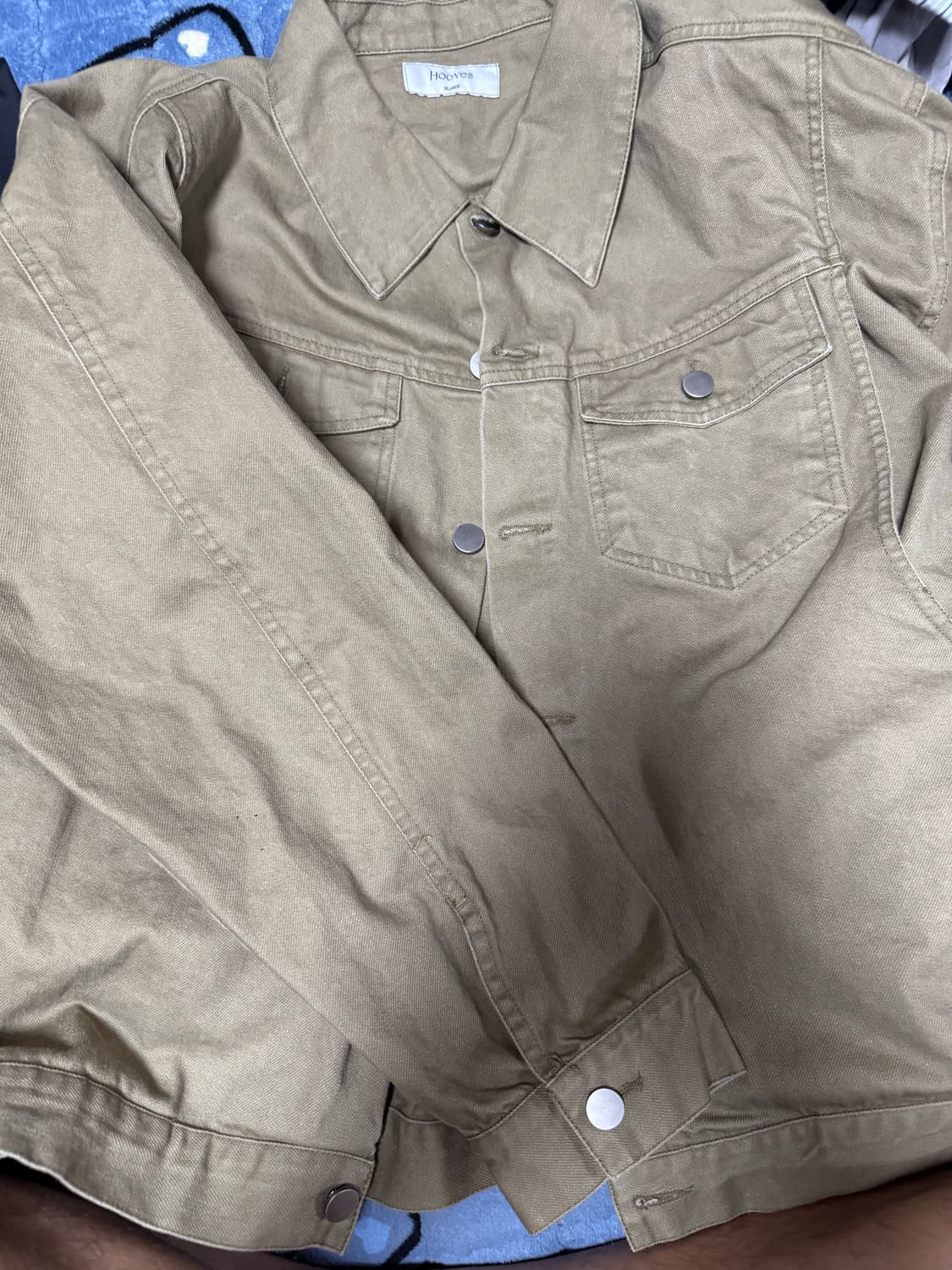 후브스 베이지 트러커 자켓xl사이 상품이미지3