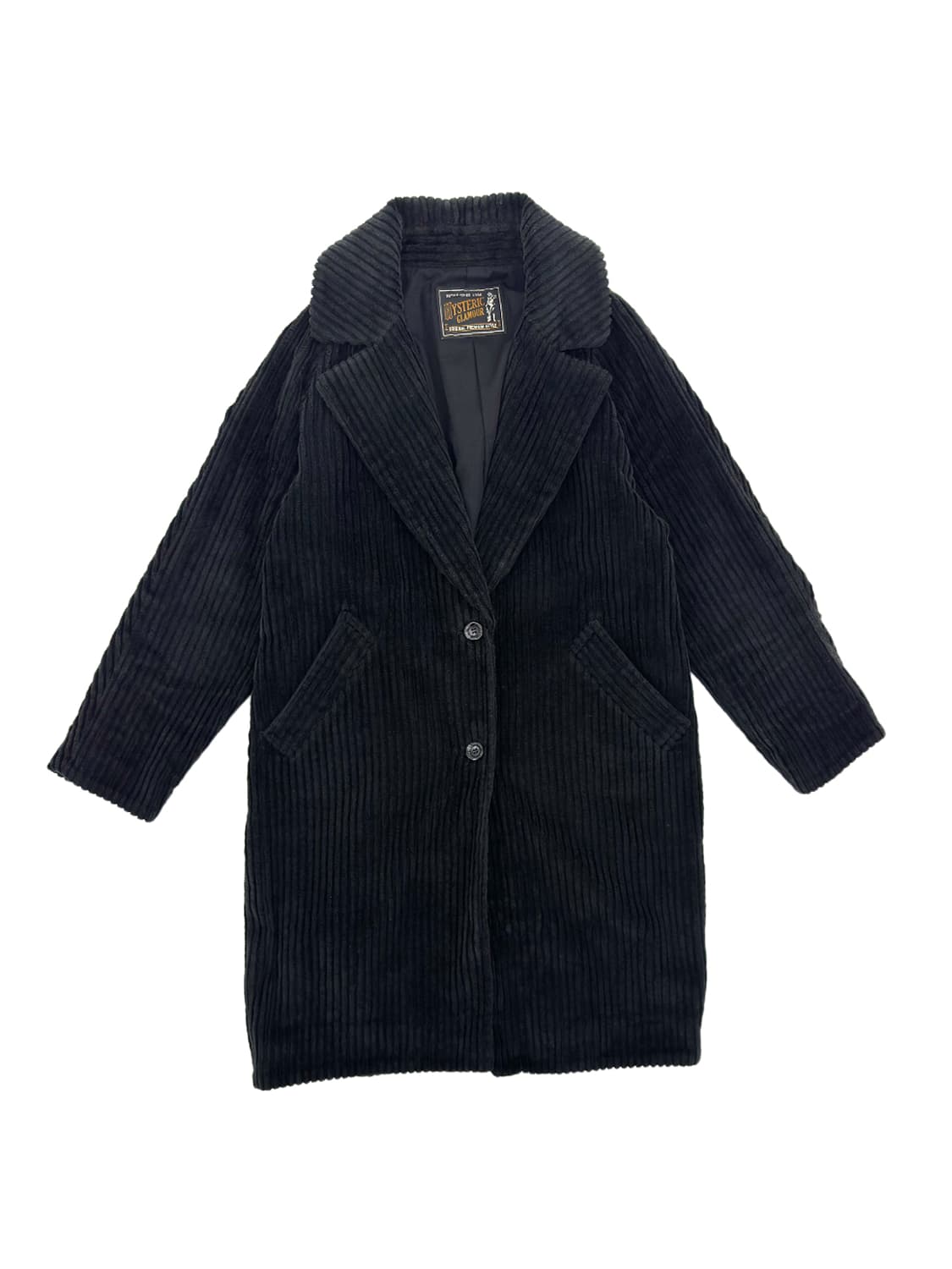 Hysteric Glamour Corduroy Coat/ Os 상품이미지1