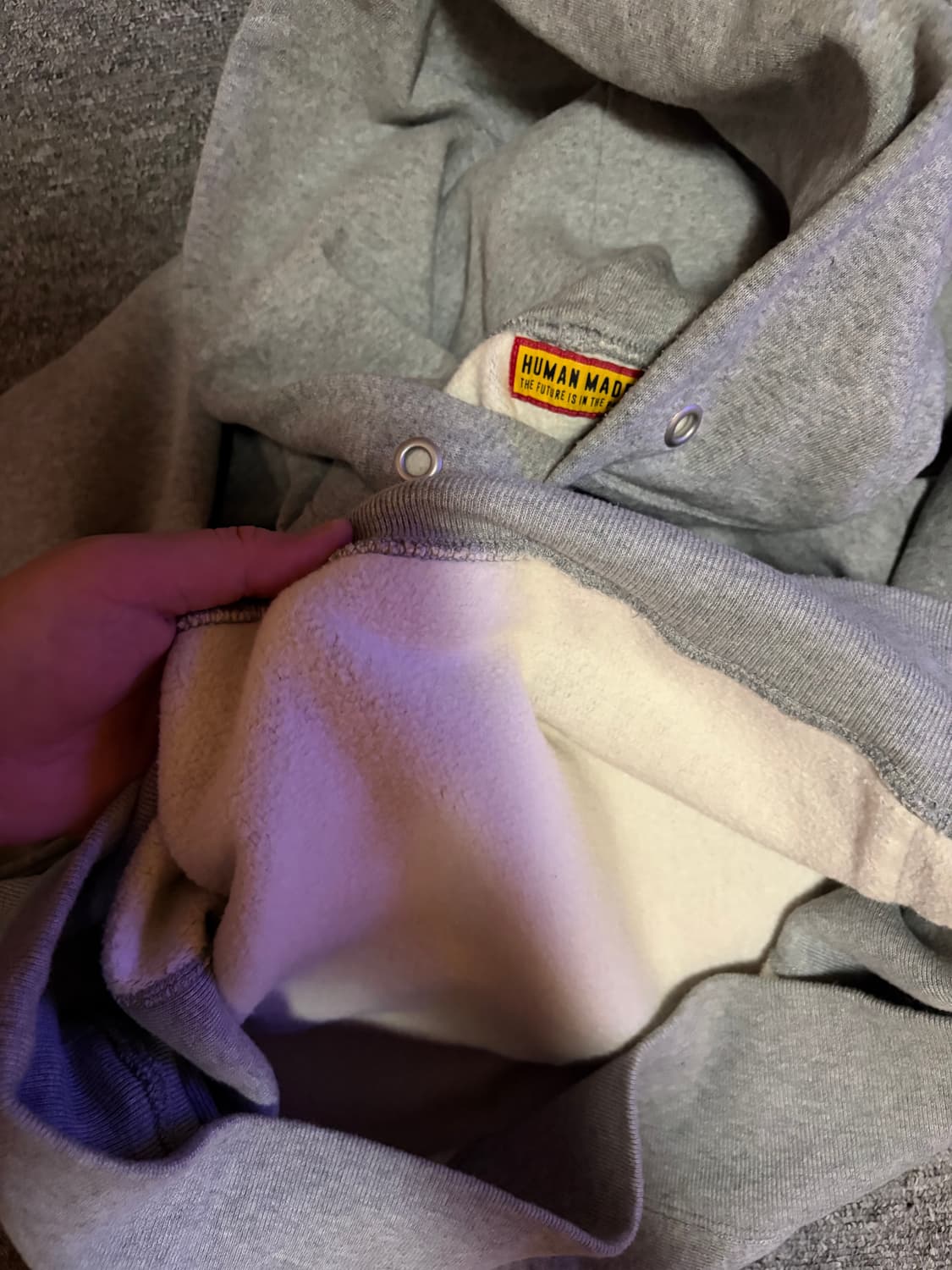 휴먼메이드 헤비웨이트 덕 후드 L사이즈 상품이미지4