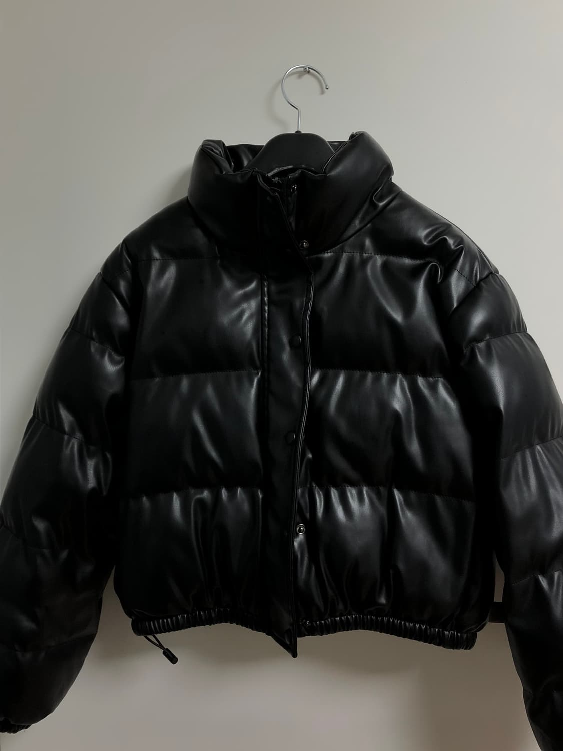 레더 숏패딩 상품이미지1