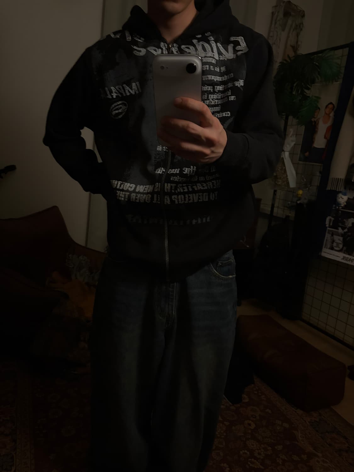 빈티지 후드집업 상품이미지1