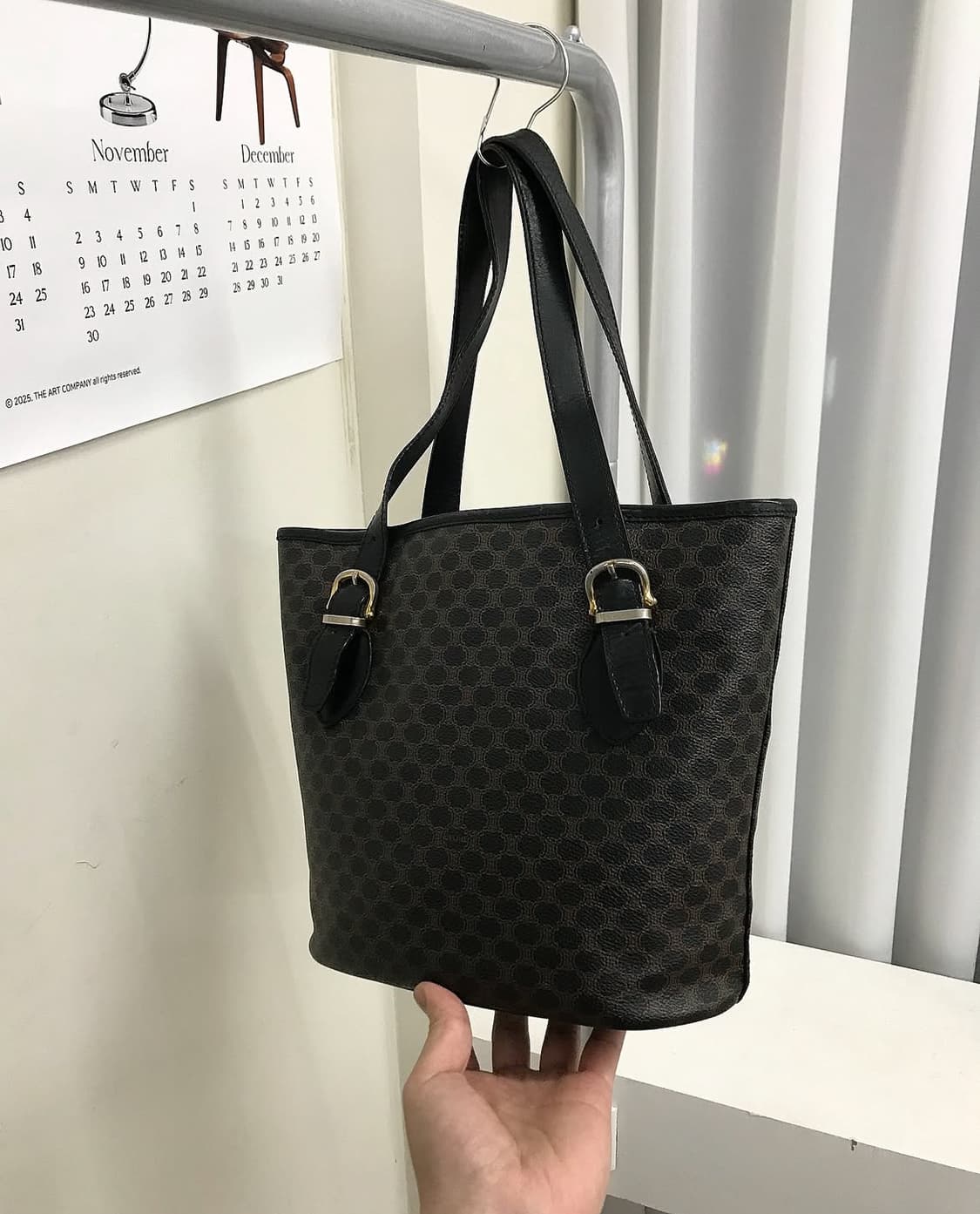 셀린느 마카담 버킷 숄더백 가방 상품이미지3