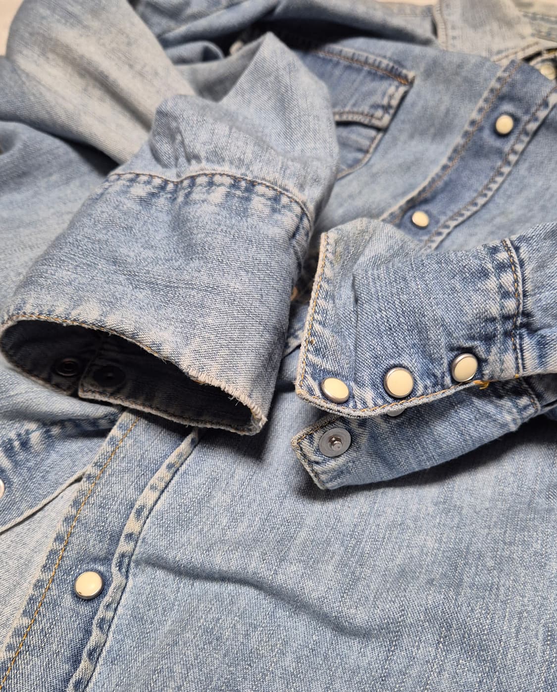 Lee 리 빈티지 웨스턴 데님셔츠 상품이미지7