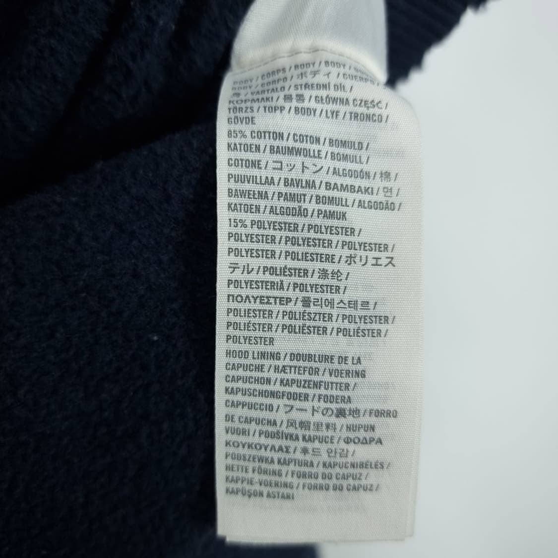 [아베크롬비] Y2K 빈티지 로고 자수 후드 집업 네이비 M19553 상품이미지7