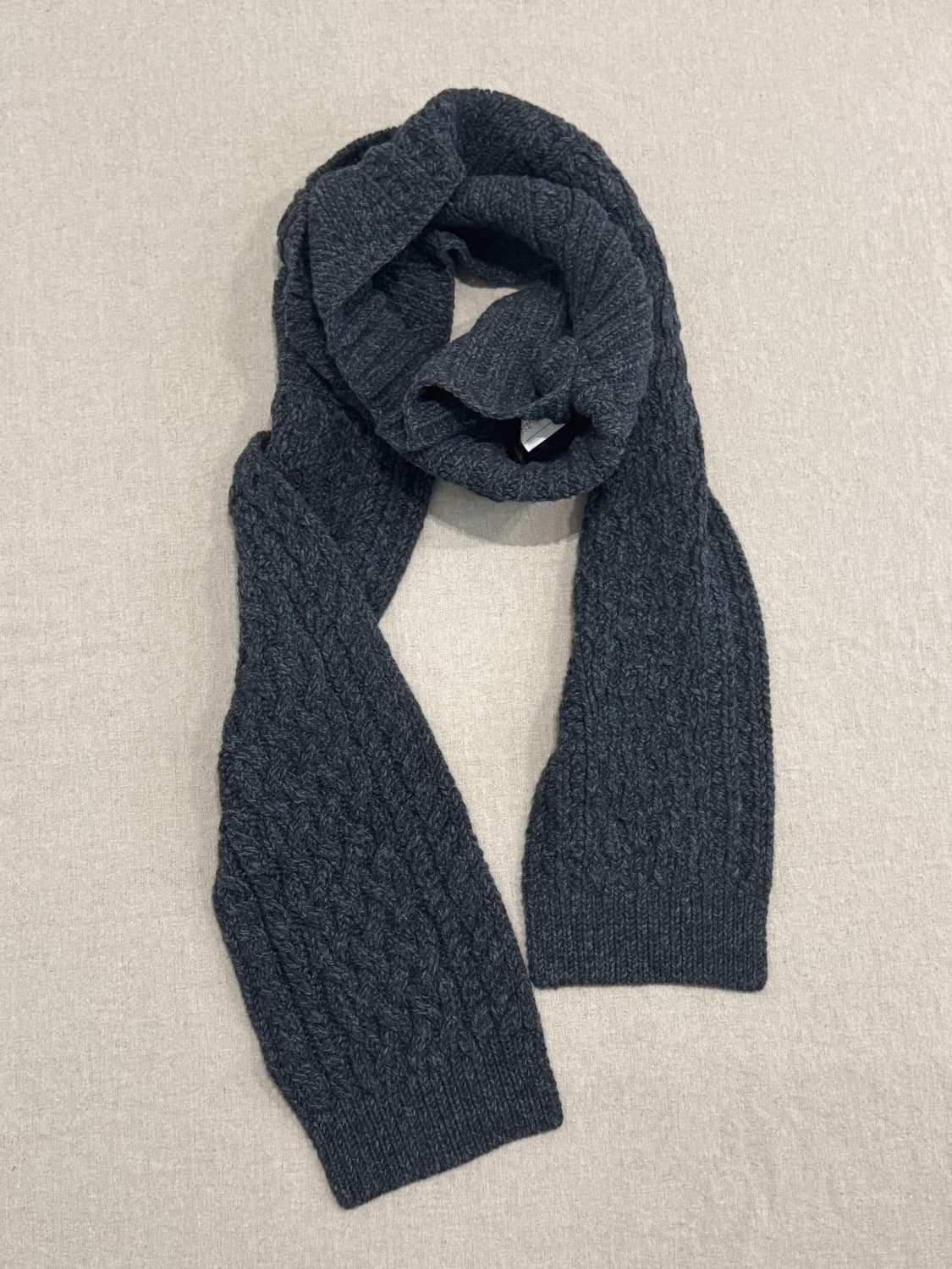 요지야마모토 x 카요나카무라 19aw 울 터틀넥 머플러 상품이미지1