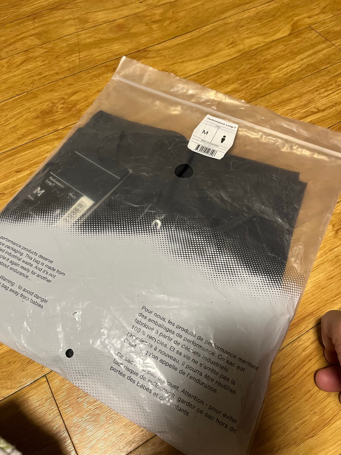 온러닝 퍼포먼스롱티 M 블랙 상품이미지3