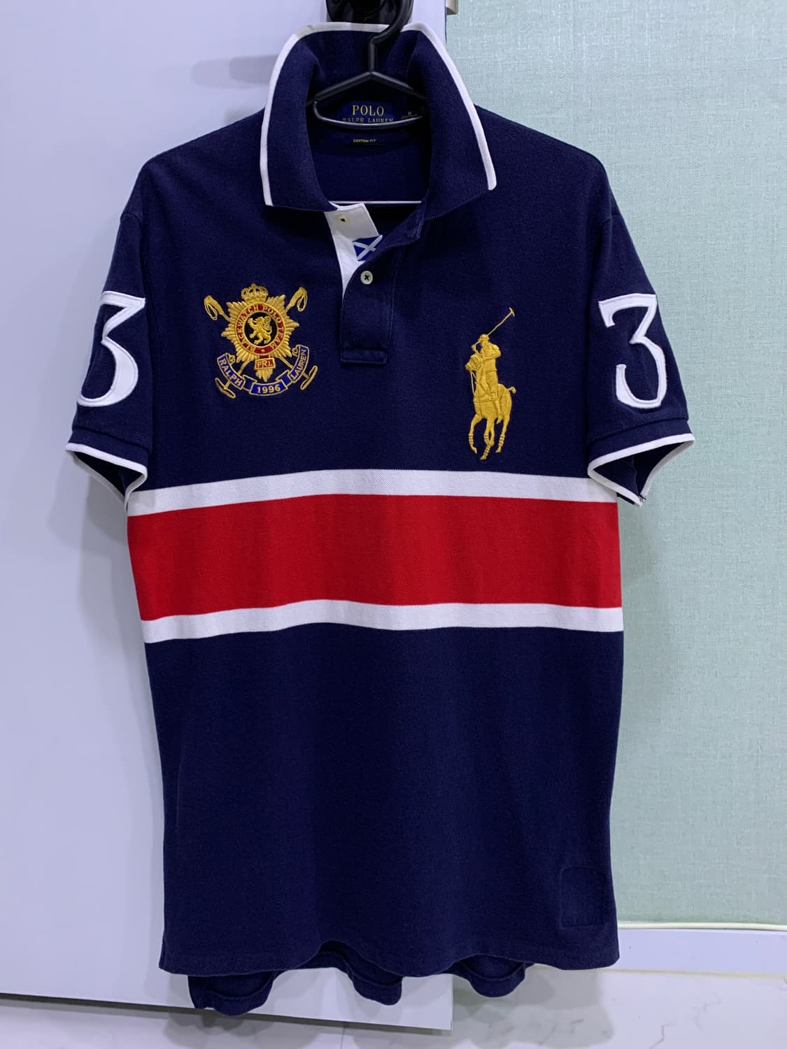 폴로 블랙와치 금장 왕실자수 빅포니 상품이미지2