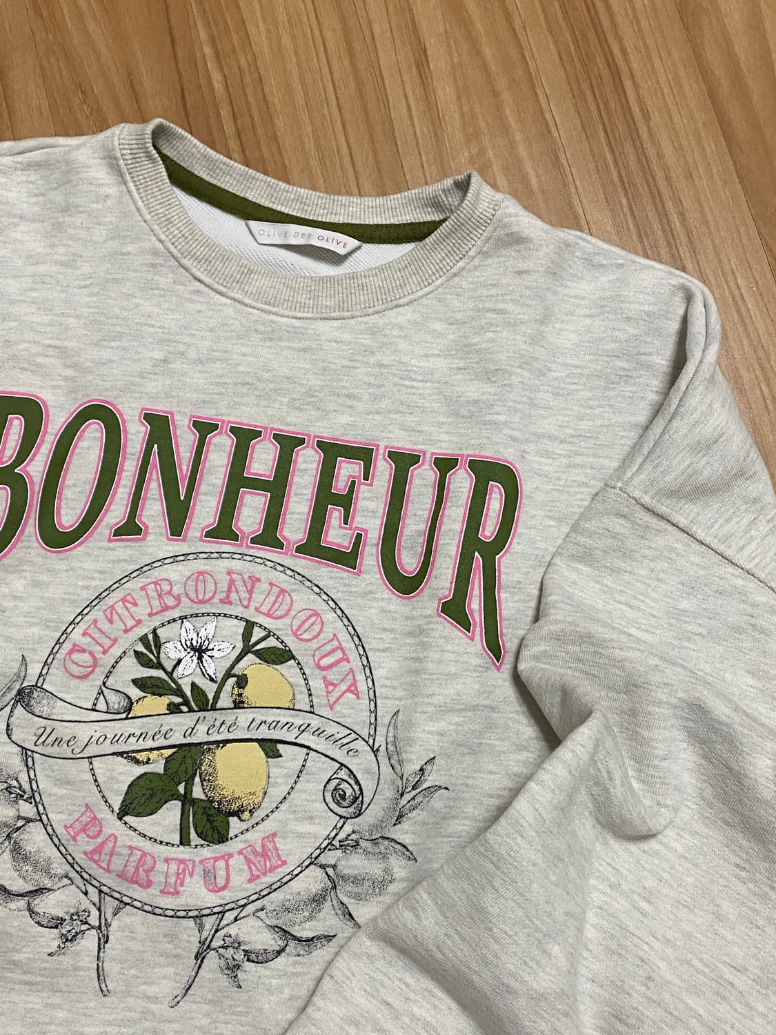 올리브데올리브 맨투맨 상품이미지1