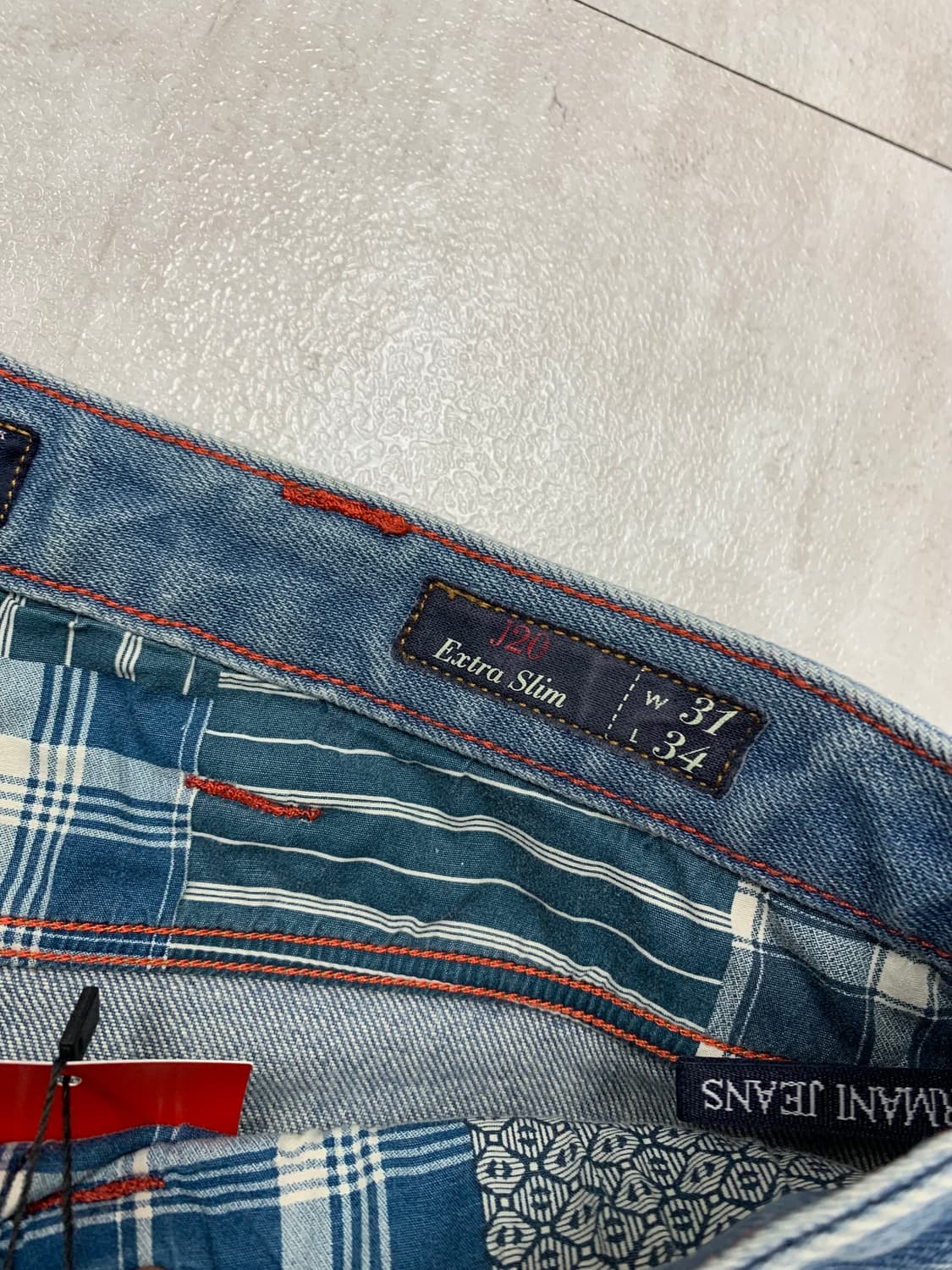 아르마니 진스 워싱 데님 팬츠 #657 상품이미지6