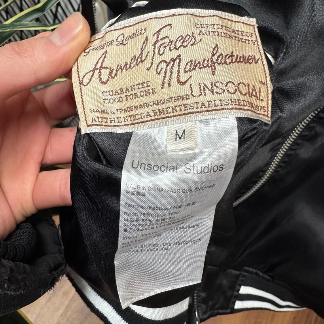 JPN VINTAGE 리버시블 스카쟌 봄버 자켓 전후면 자수 디테일 상품이미지7