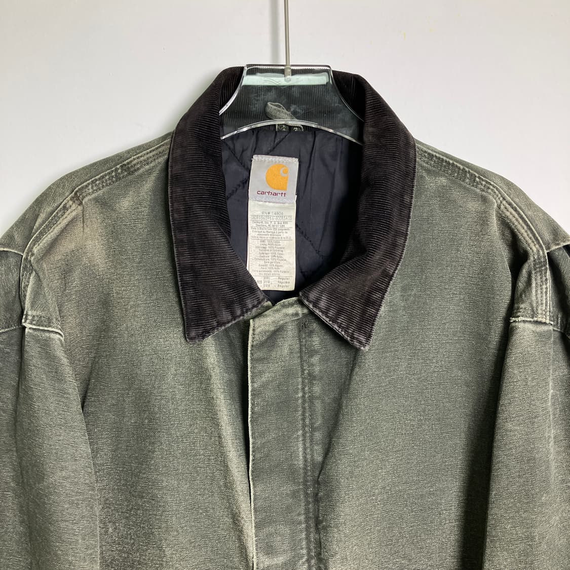 칼하트 J22 모스그린 덕 아크틱 자켓 2XL 상품이미지4