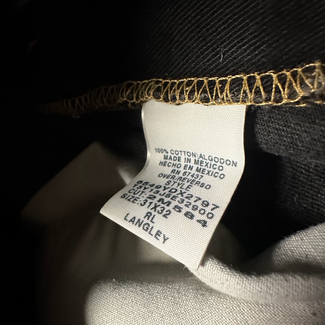 POLO RALPH LAUREN jeans denim blackpants 상품이미지4