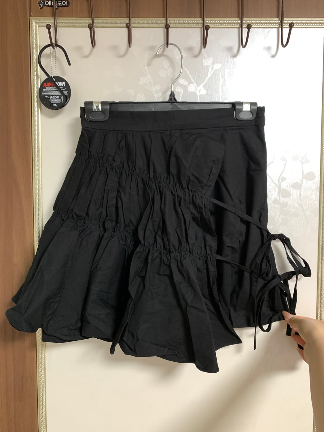 딜라이디 셔링 미니 스커트 상품이미지1