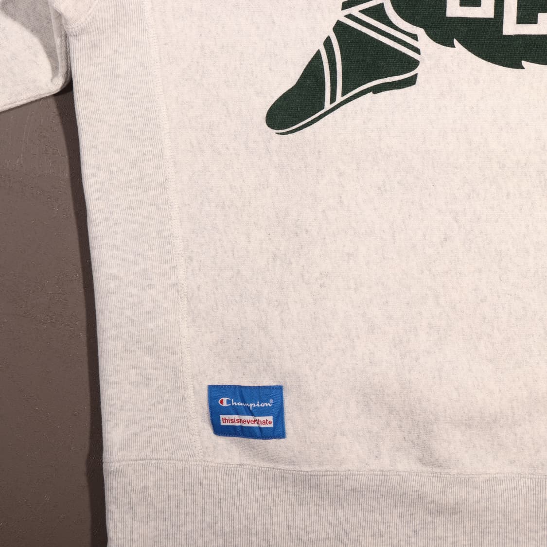 챔피온X디스이즈네버뎃 리버스위브 후드 상품이미지9