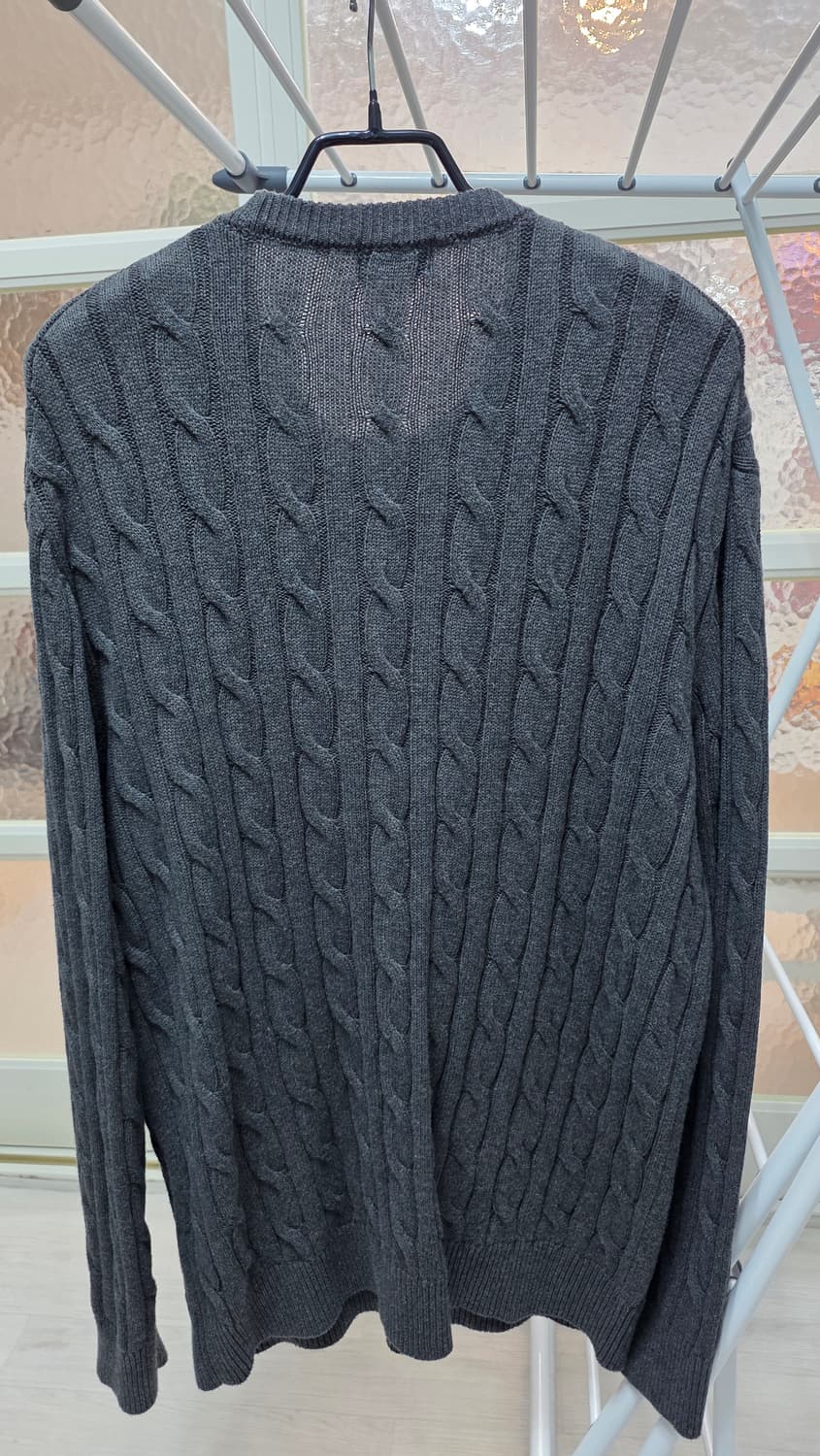 무탠다드 케이블 니트 그레이 M 상품이미지2