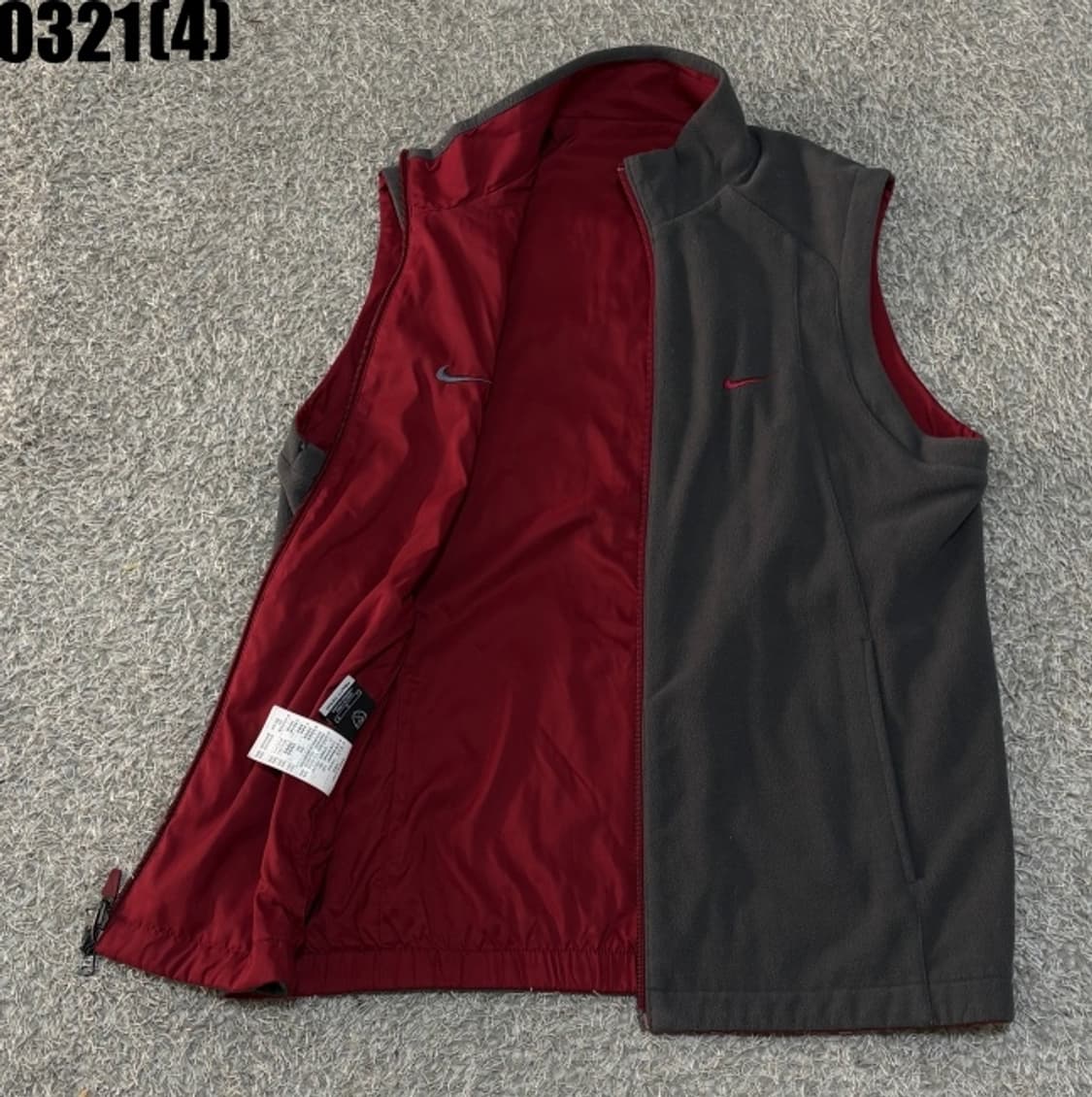 L 나이키 리버시블 플리스 조끼 베스트 0321(4)2cm 상품이미지1