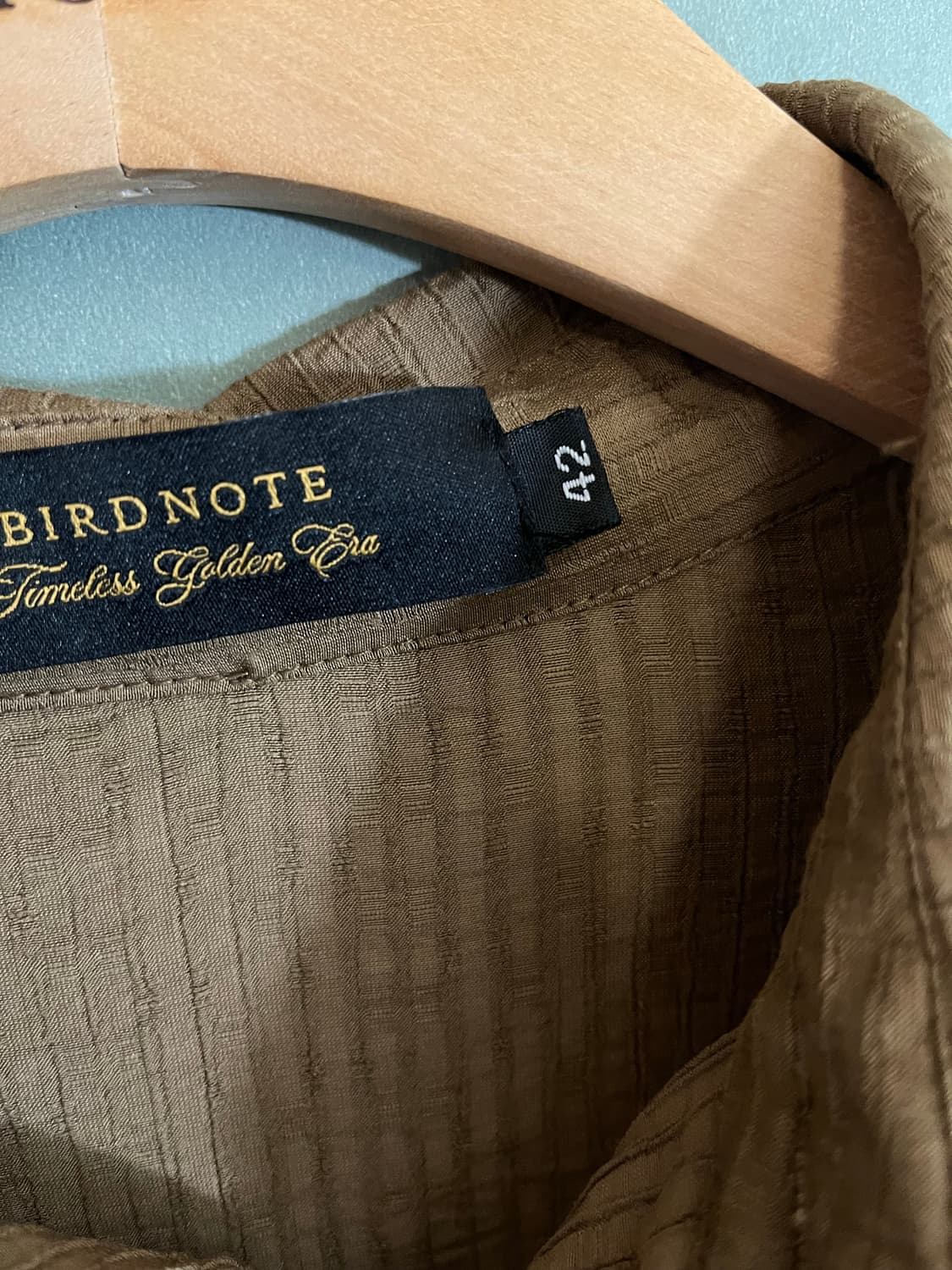 버드노트 PARADISE ROAD RAYON SHIRTS, CAMEL 상품이미지3