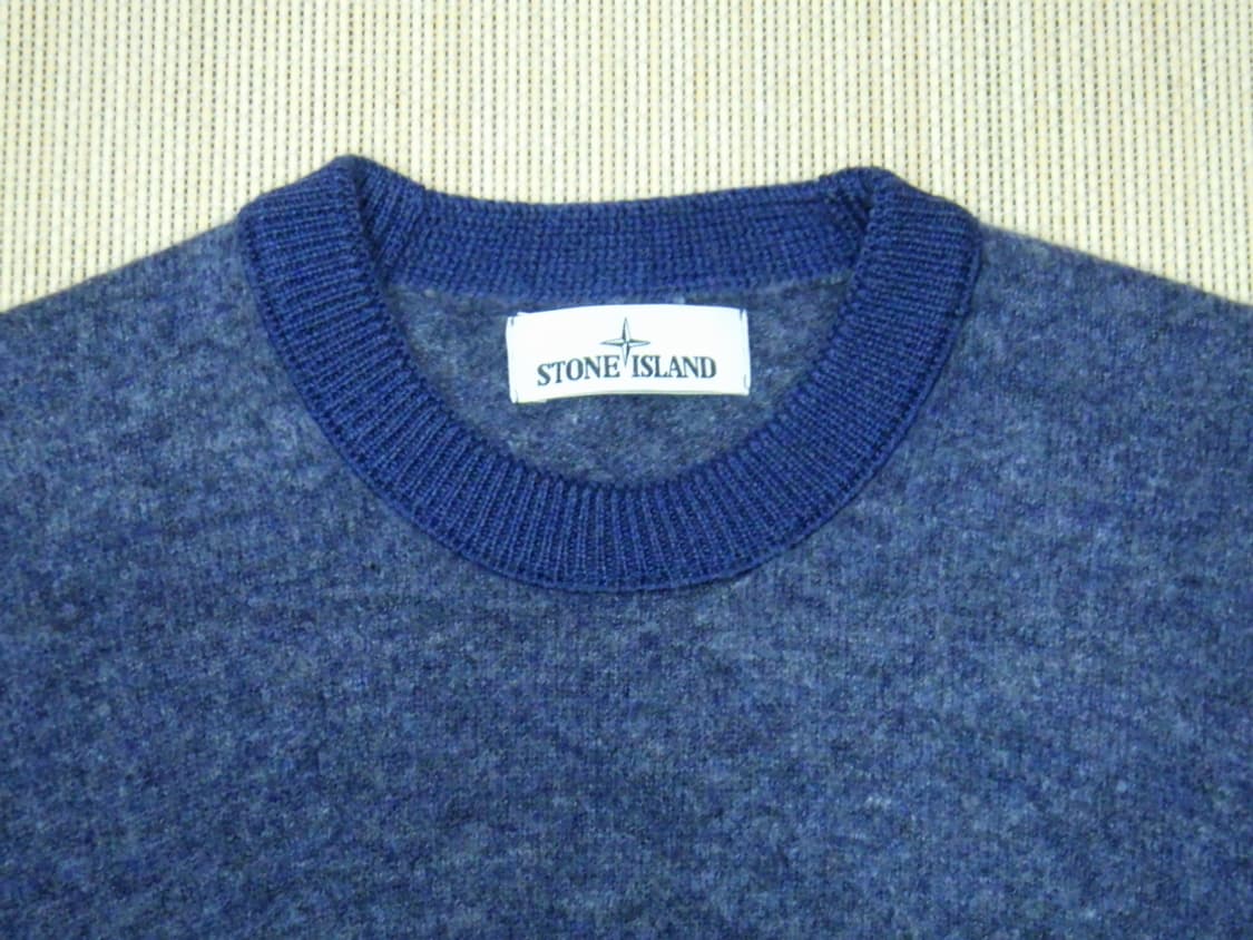 (L/100) 스톤아일랜드 남성 울혼방 라운드넥 니트 상품이미지7