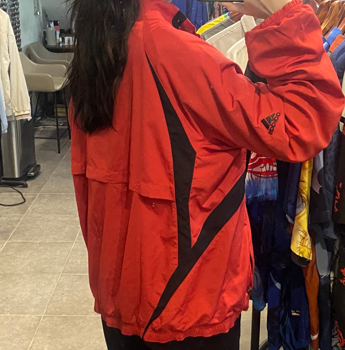 [NO.9] Adidas 레드 반집업 바람막이 상품이미지5