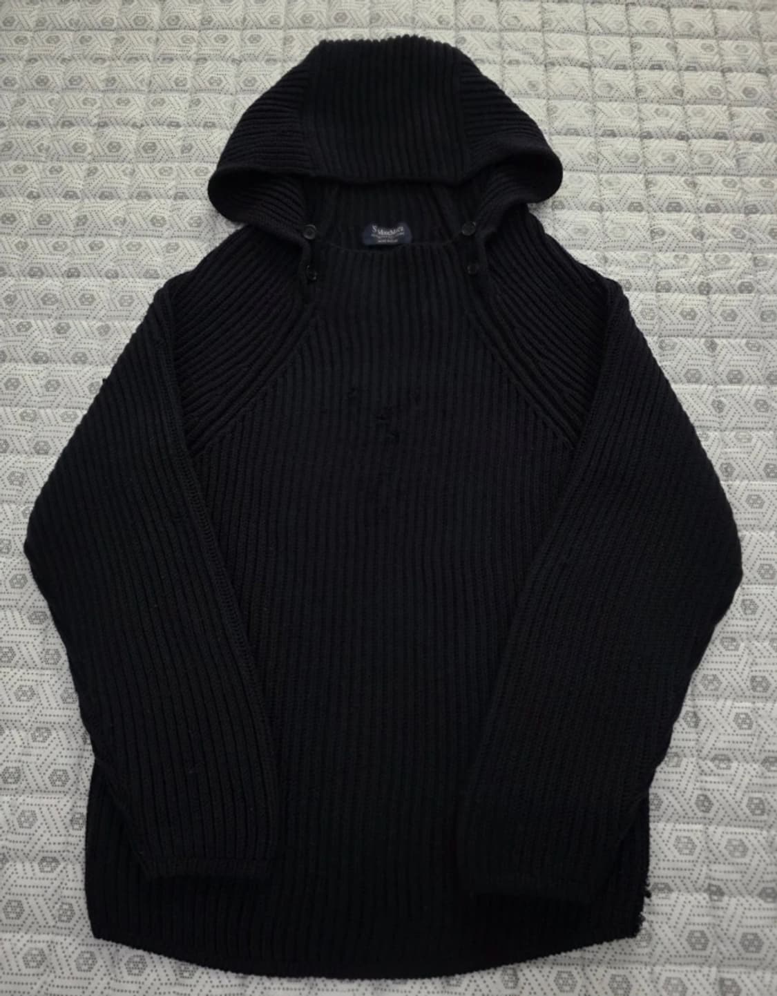 막스마라 MaxMara 블랙 니트 후드티 55 상품이미지1