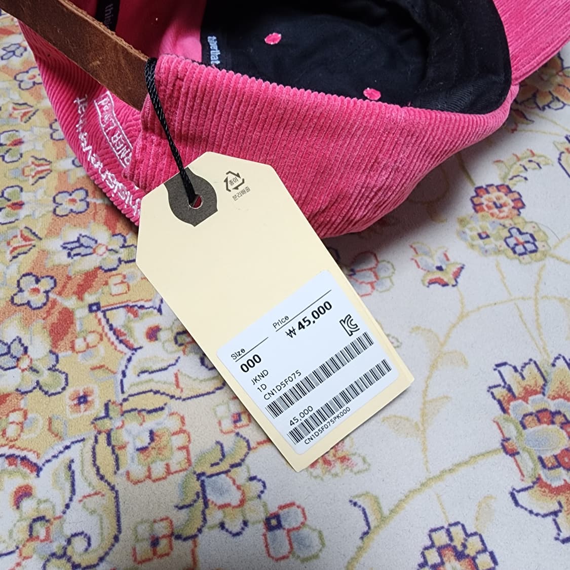 새상품) 디스이즈네버댓 코듀로이 볼캡 모자
 상품이미지3