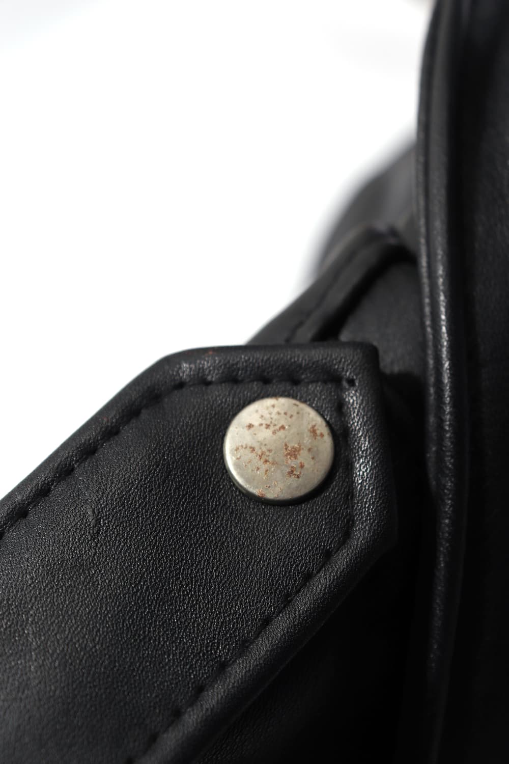 NAF NAF 90s 카우레더 라이더 재킷 women Free 상품이미지7