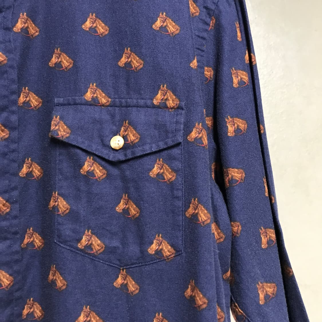 폴로 랄프로렌 멀티 로고 셔츠 M 상품이미지4