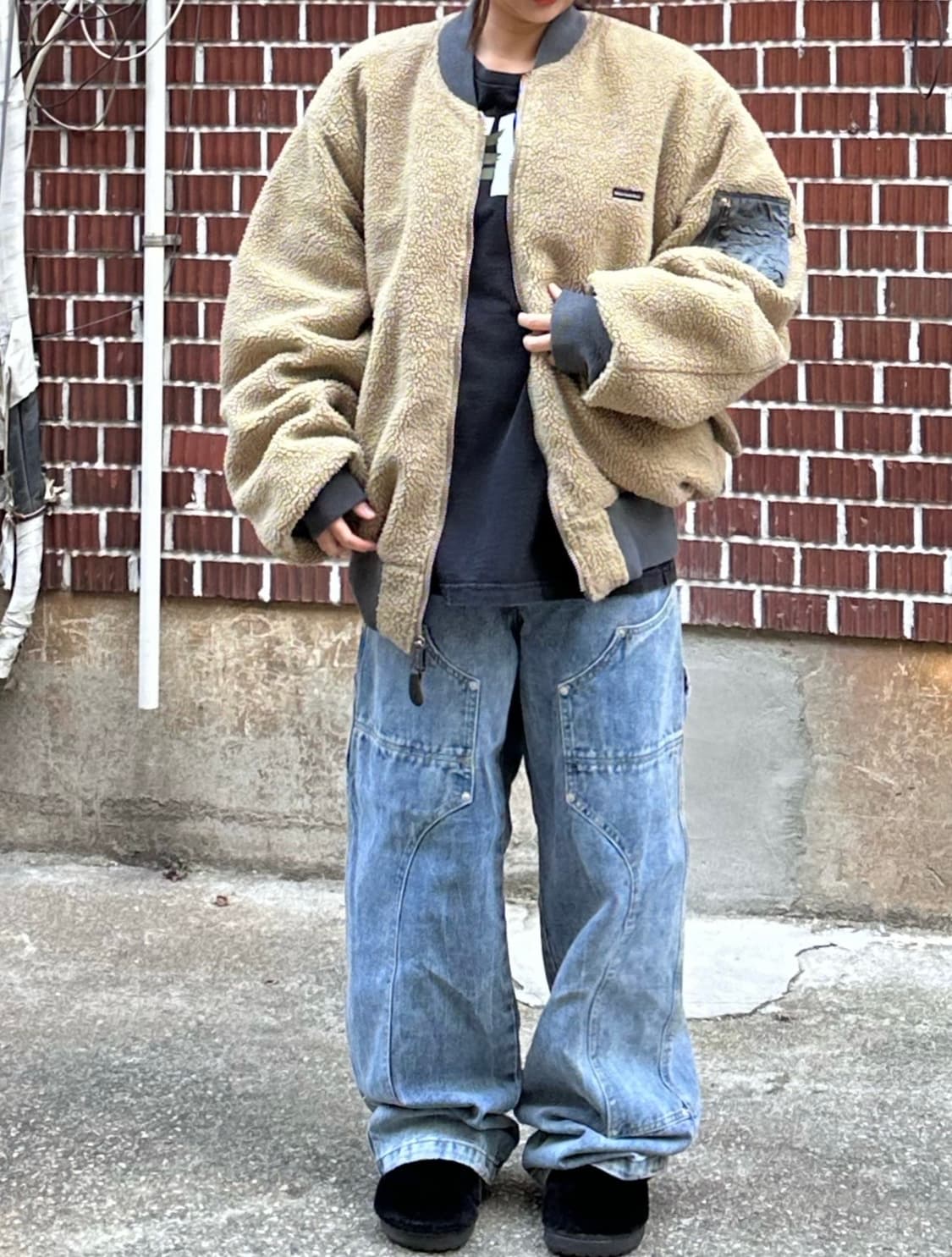 디스이즈네버댓 x 알파인더스트리 리버 항공점퍼 베이트 반팔 카펜터 팬츠 상품이미지8