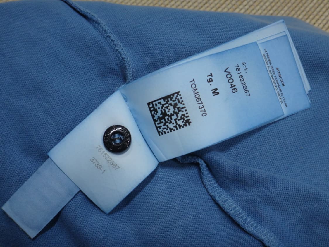 (M) 스톤아일랜드 13주년 로고 패치 카라 티셔츠 상품이미지10