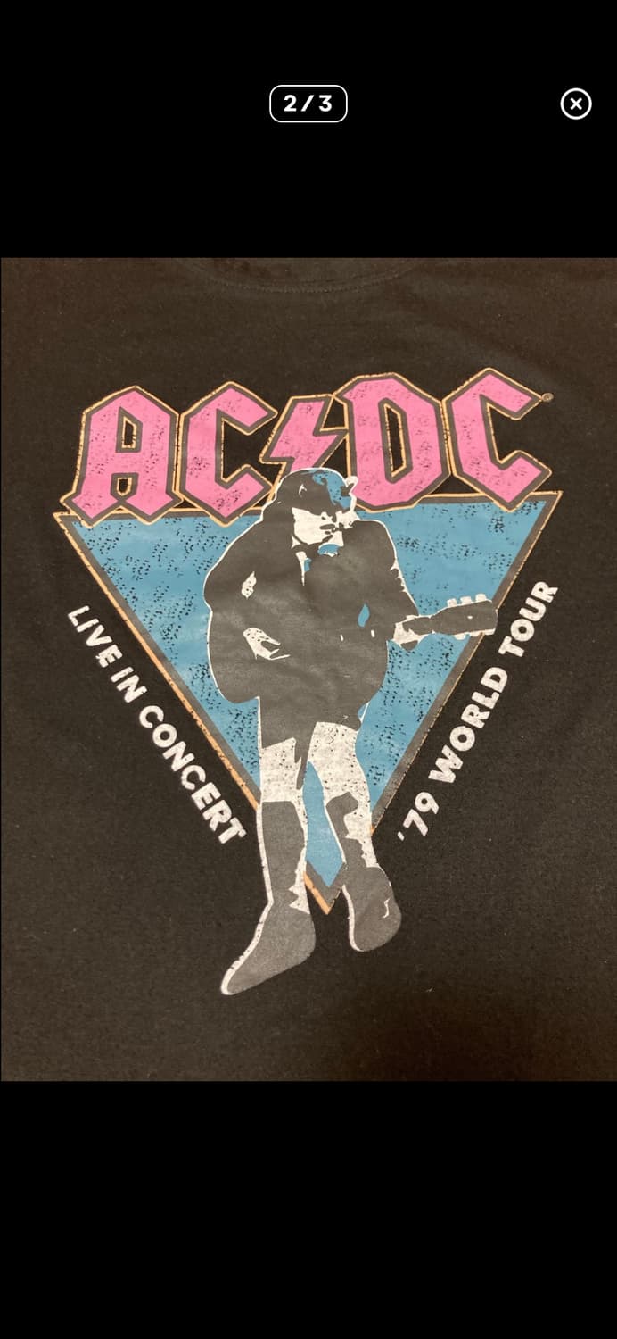 Acdc 반팔티셔츠 L 상품이미지2