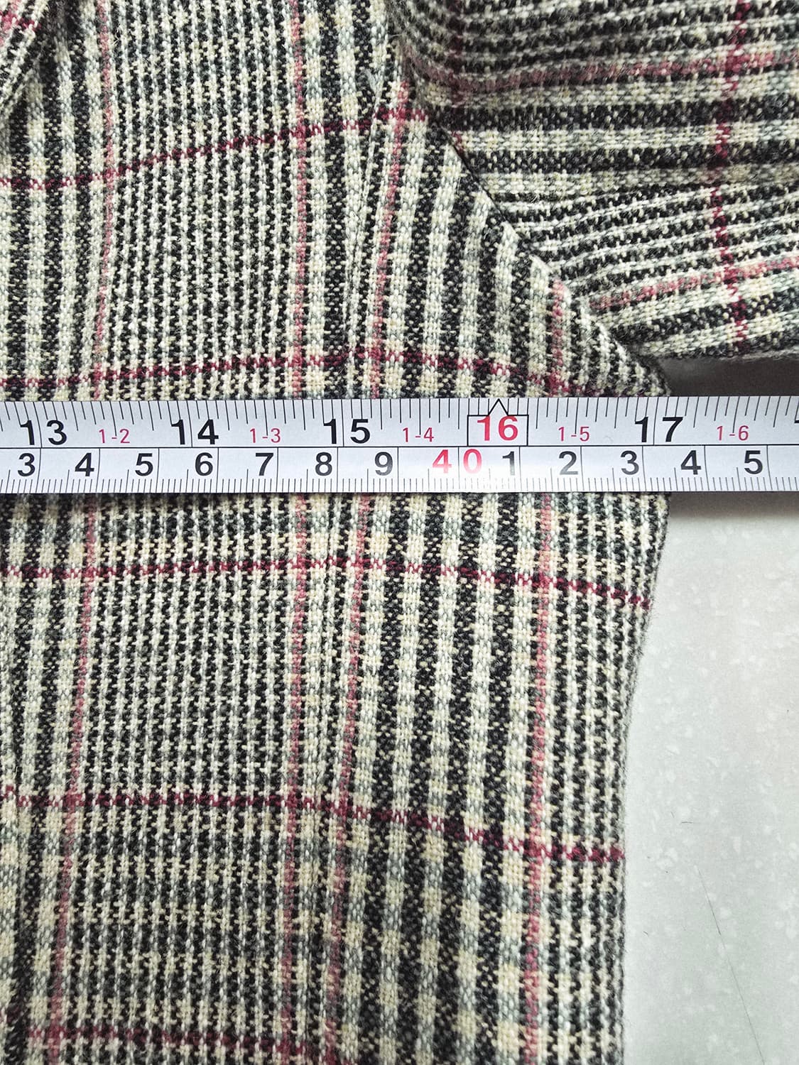 jj지고트 체크 패턴 자켓 55 상품이미지8