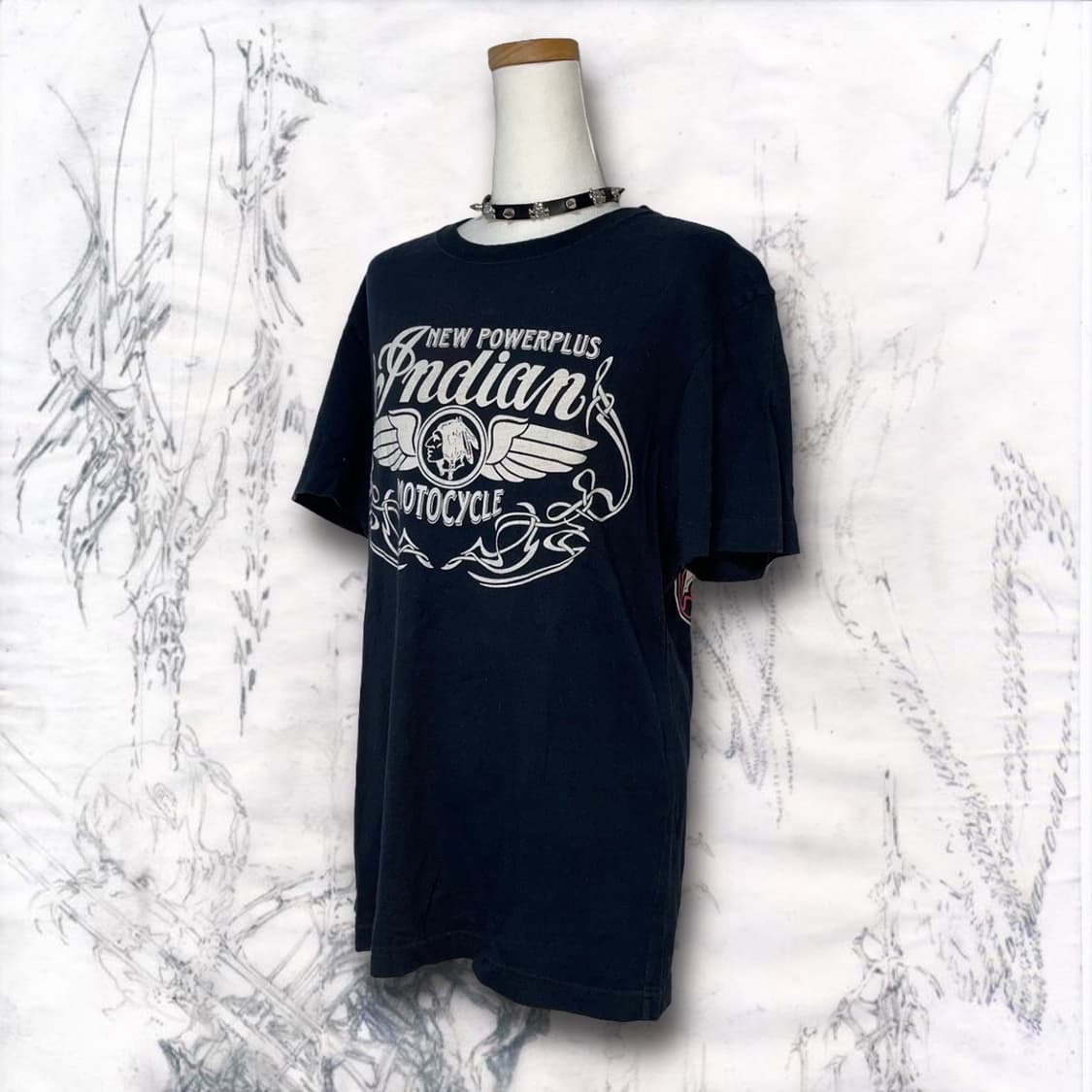 Indian printed short sleeves 상품이미지3