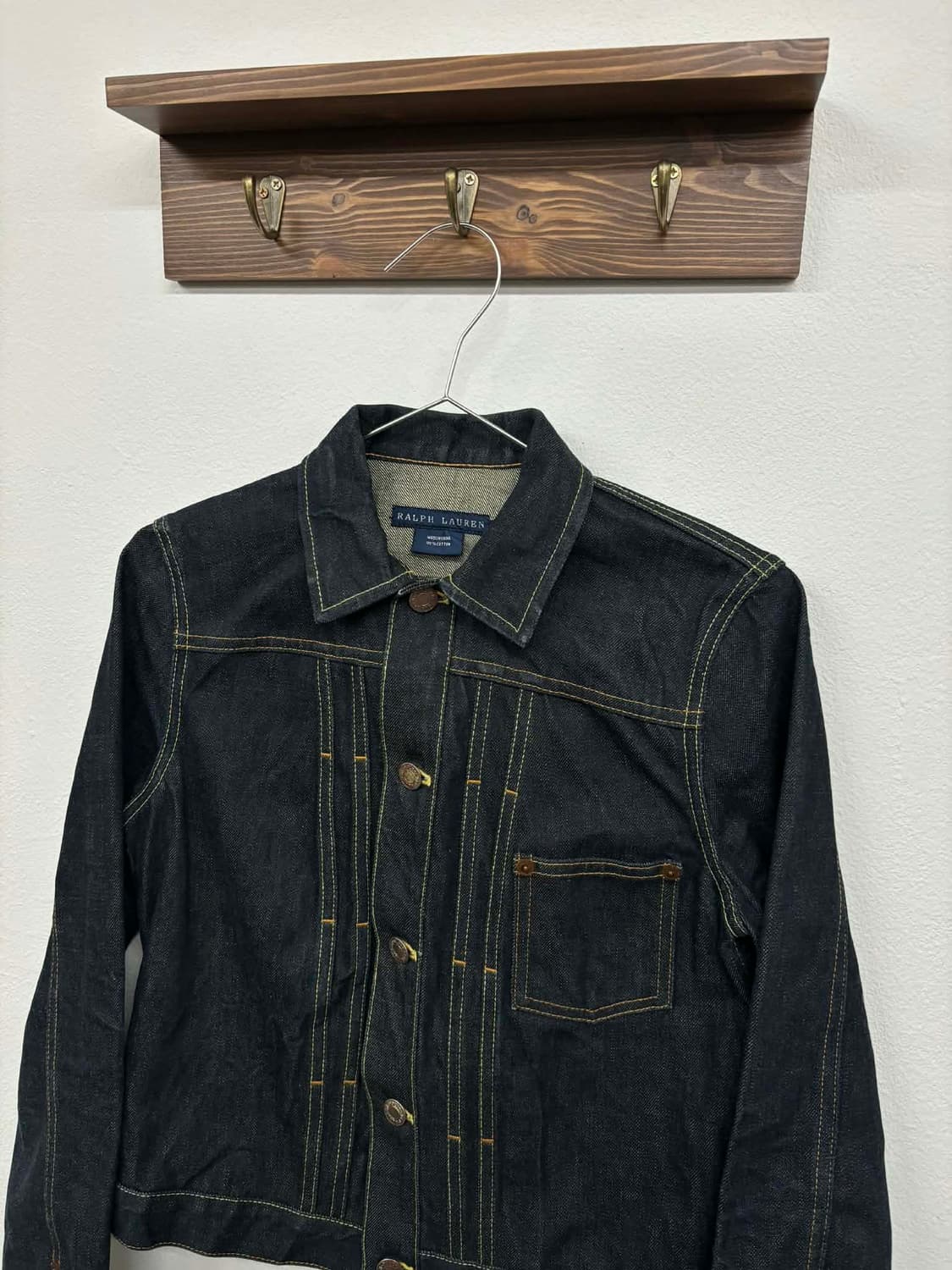 [S] 랄프로렌 데님 인디고 크롭 자켓 상품이미지4