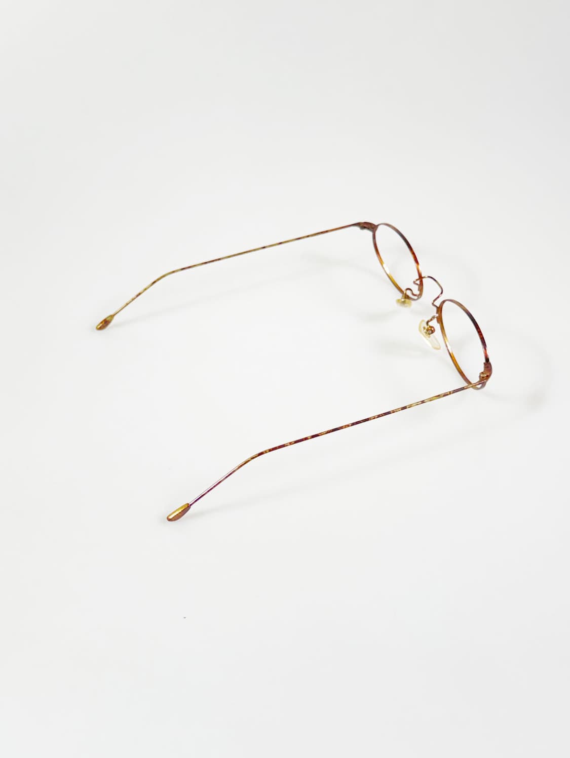 토터스쉘 슬림 오벌 메탈 프레임 빈티지 안경 상품이미지4