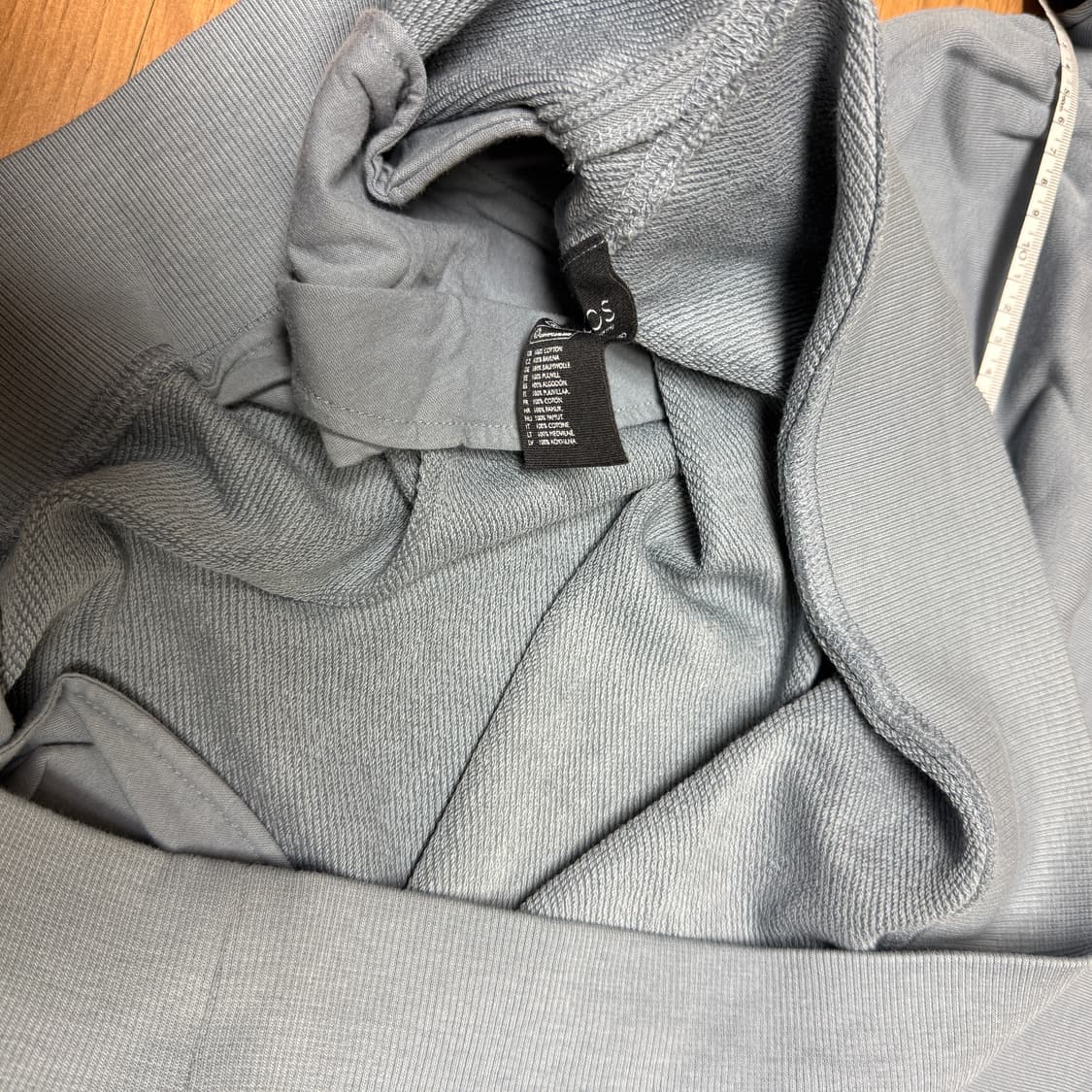 COS 후드티 하늘색 S 상품이미지6