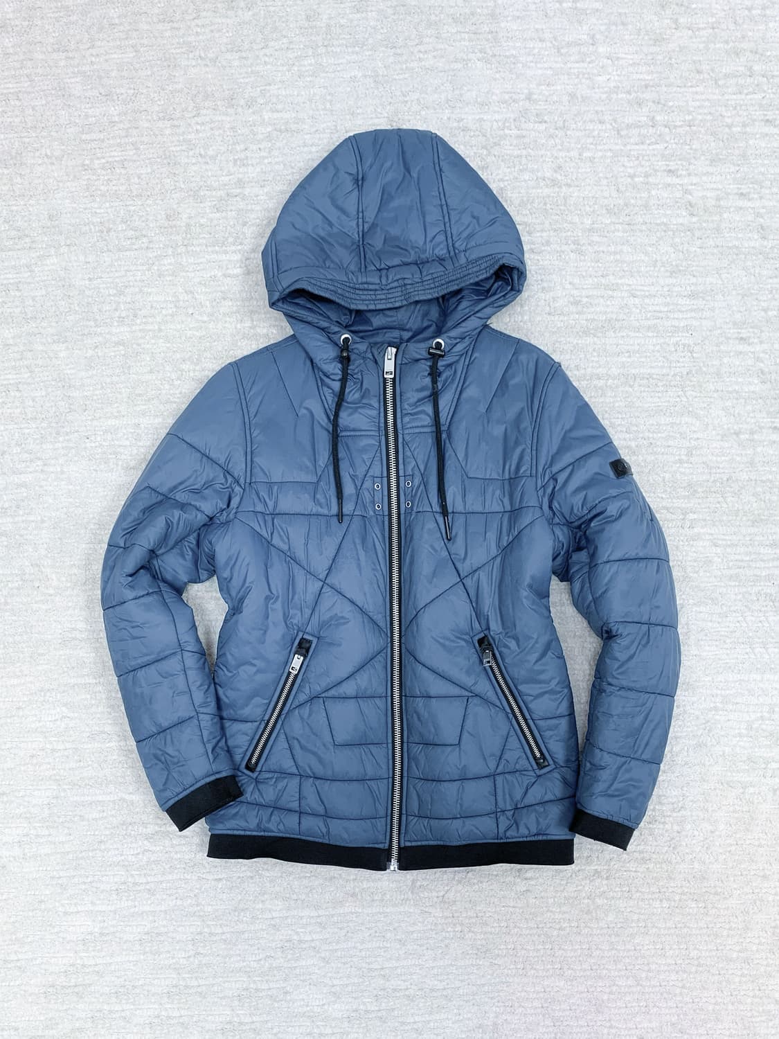 DIESEL Aqua Blue Puffer Jacket 상품이미지1