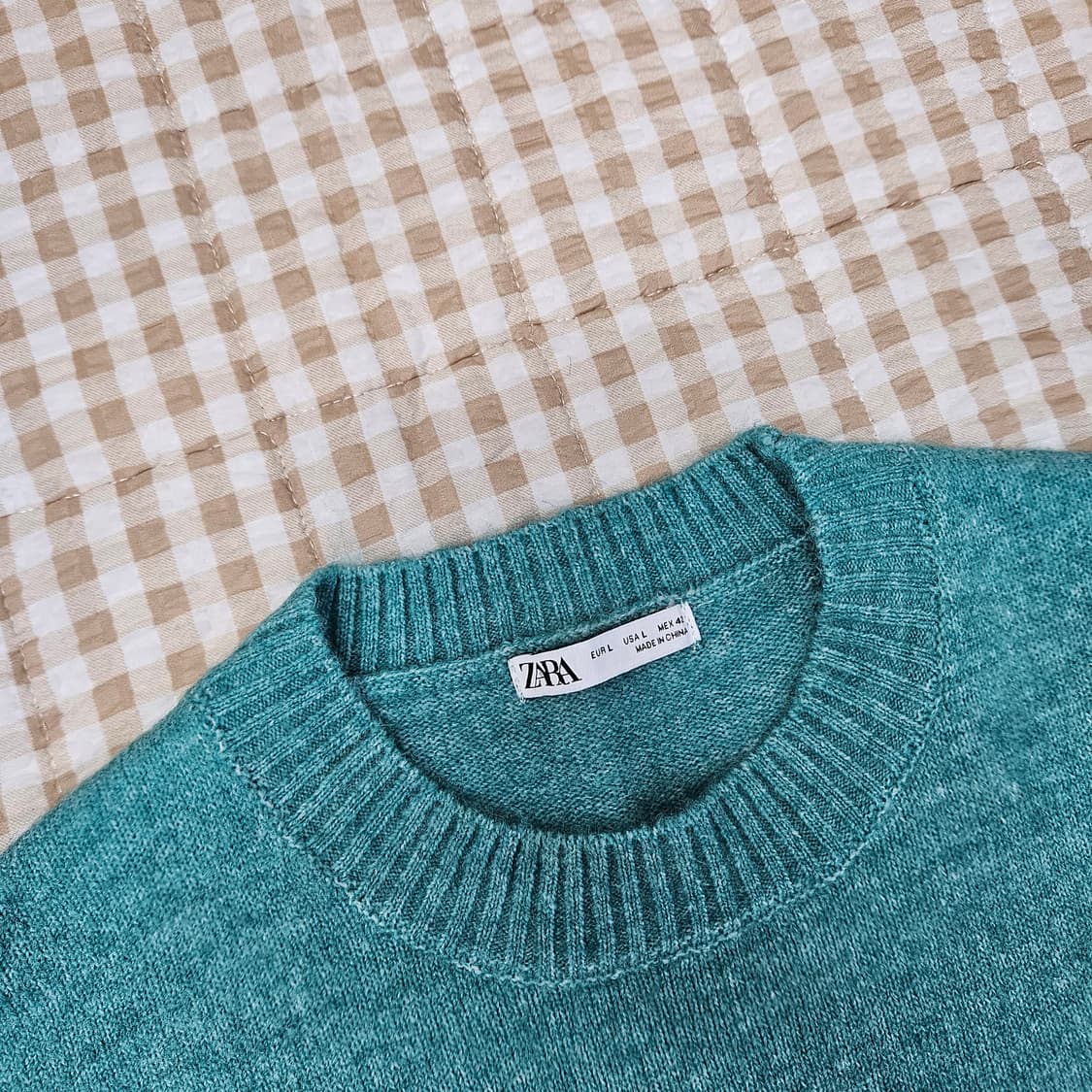 자라 오버핏 니트 스웨터 남자100~105 상품이미지2