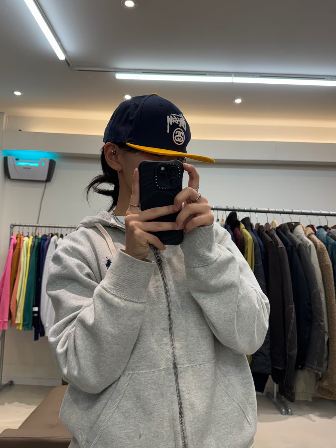 스투시 투톤 자수로고 스냅백 상품이미지6