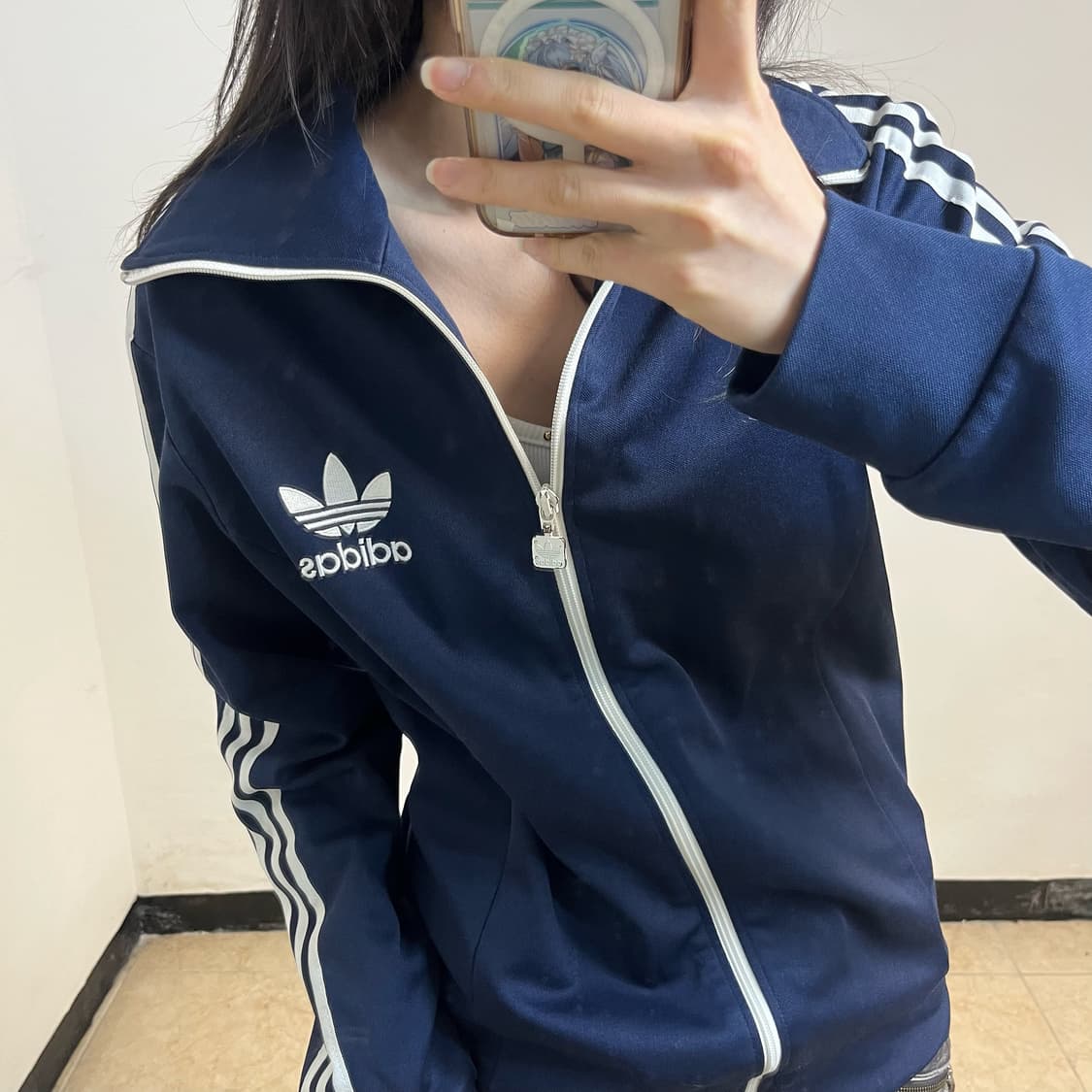 Adidas navy Europa track jacket 상품이미지3