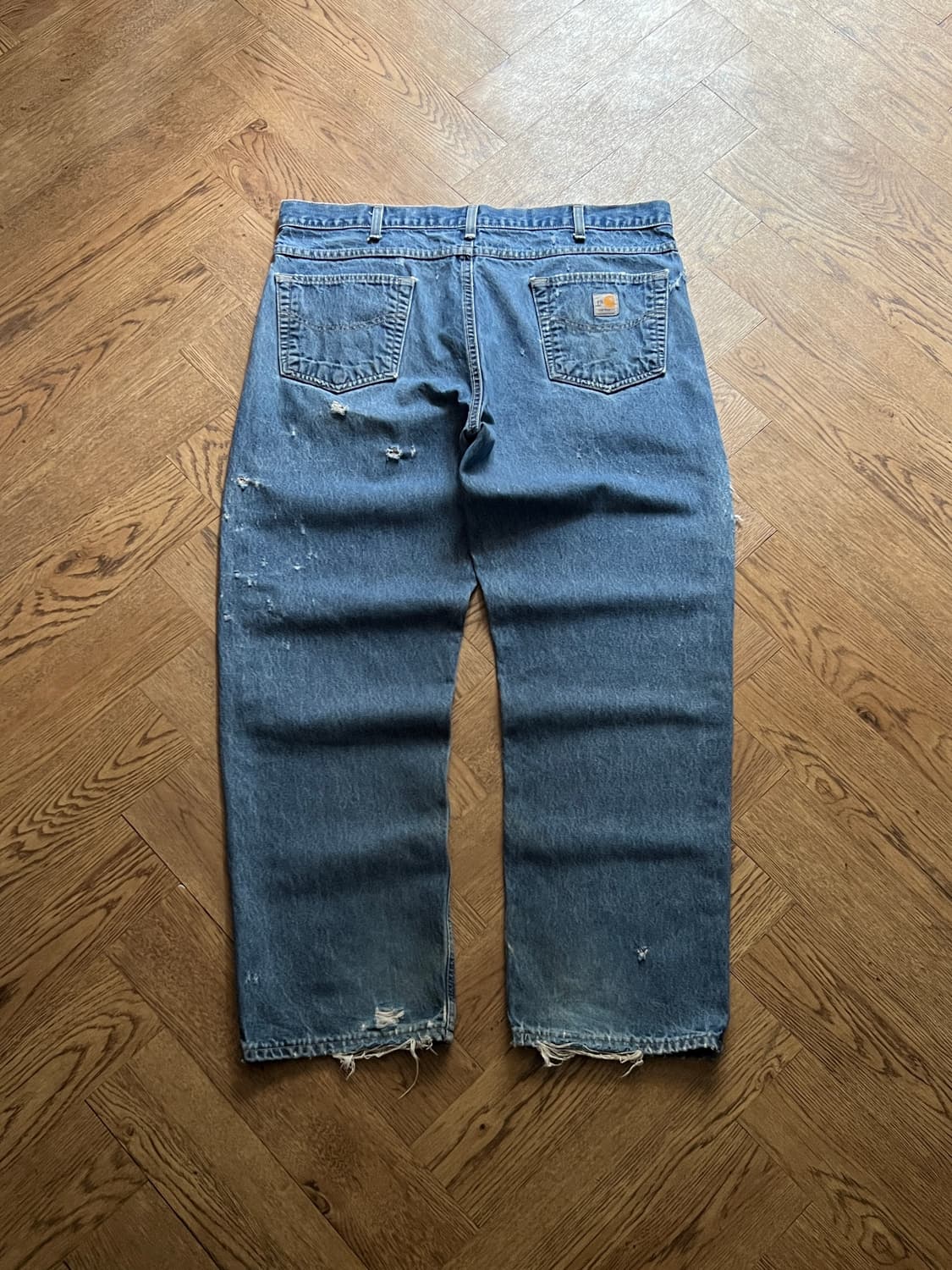 [38]칼하트FR USA 릴렉스핏 빈티지 데미지 데님 팬츠 상품이미지2