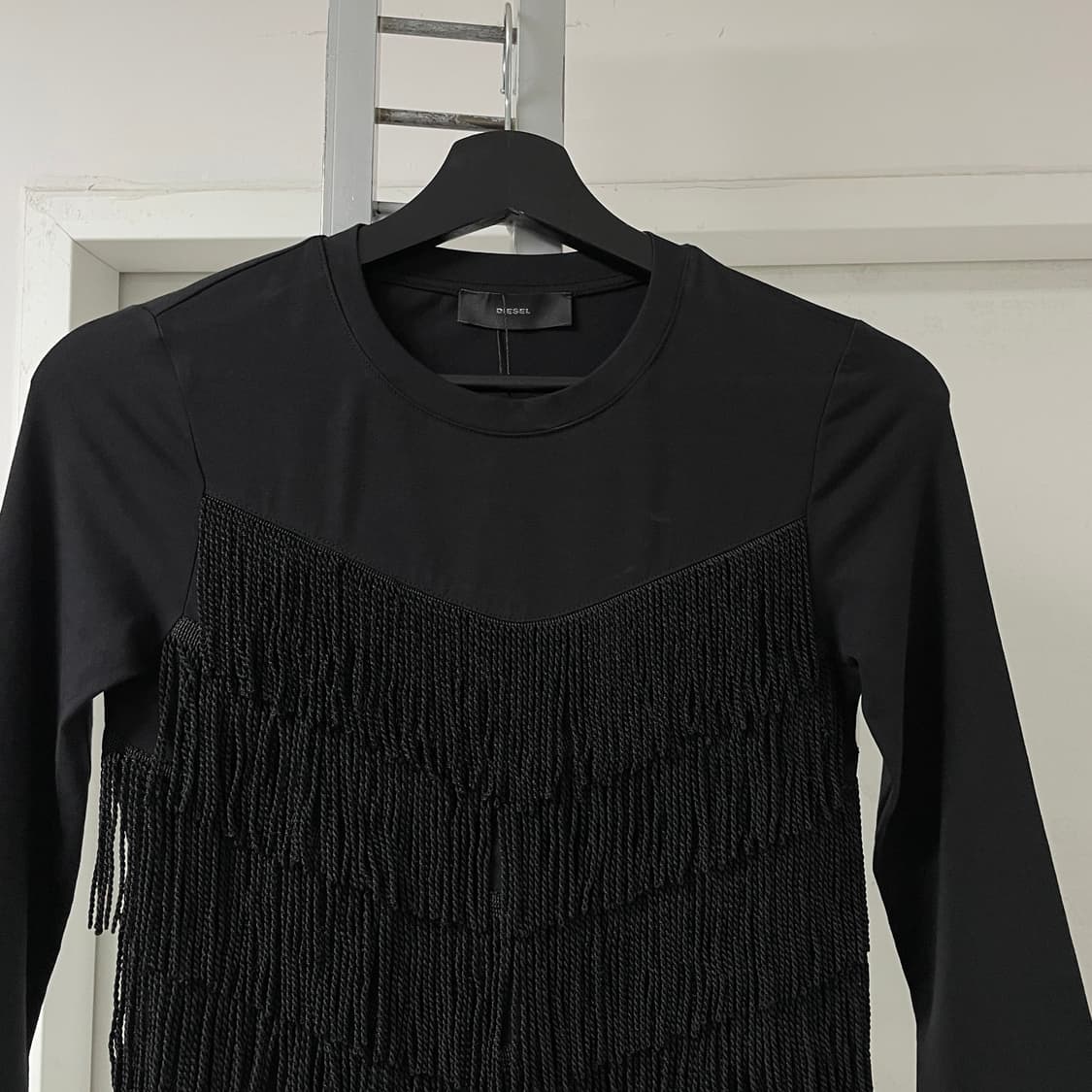 디젤 반팔 티셔츠 블랙 XXS(W)  상품이미지2