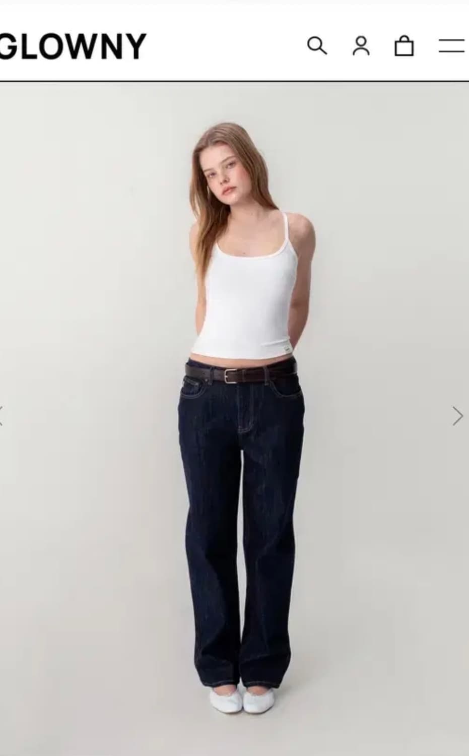 글로니 제인진 THE JANE JEANS (DEEP BLUE) 상품이미지2