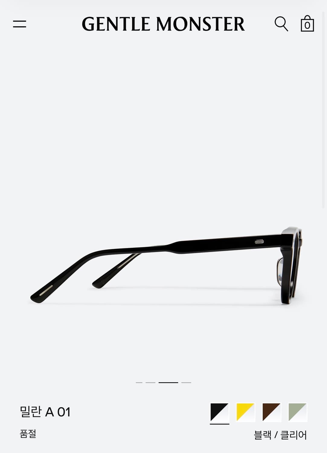 젠틀몬스터 밀란A 01 상품이미지3