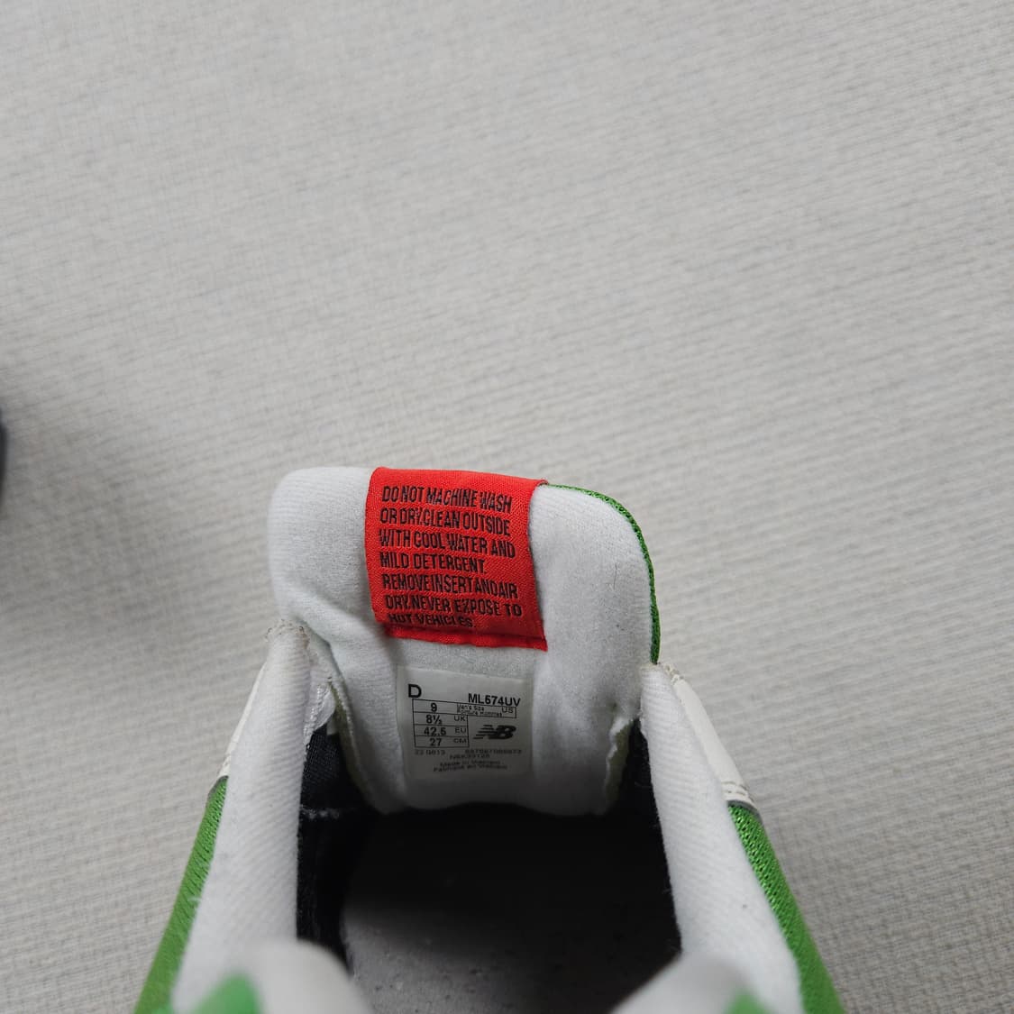 뉴발란스 574 바시티 그린 스니커즈 상품이미지7