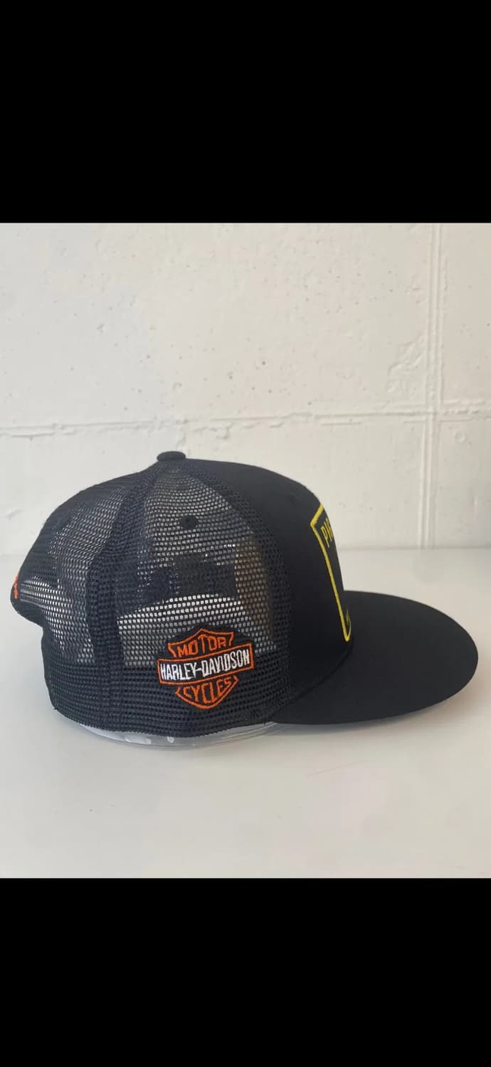 할리데이비슨 피그 트레일 자수 매쉬 메쉬 모자 트러커캡 스냅백 새제품 상품이미지5