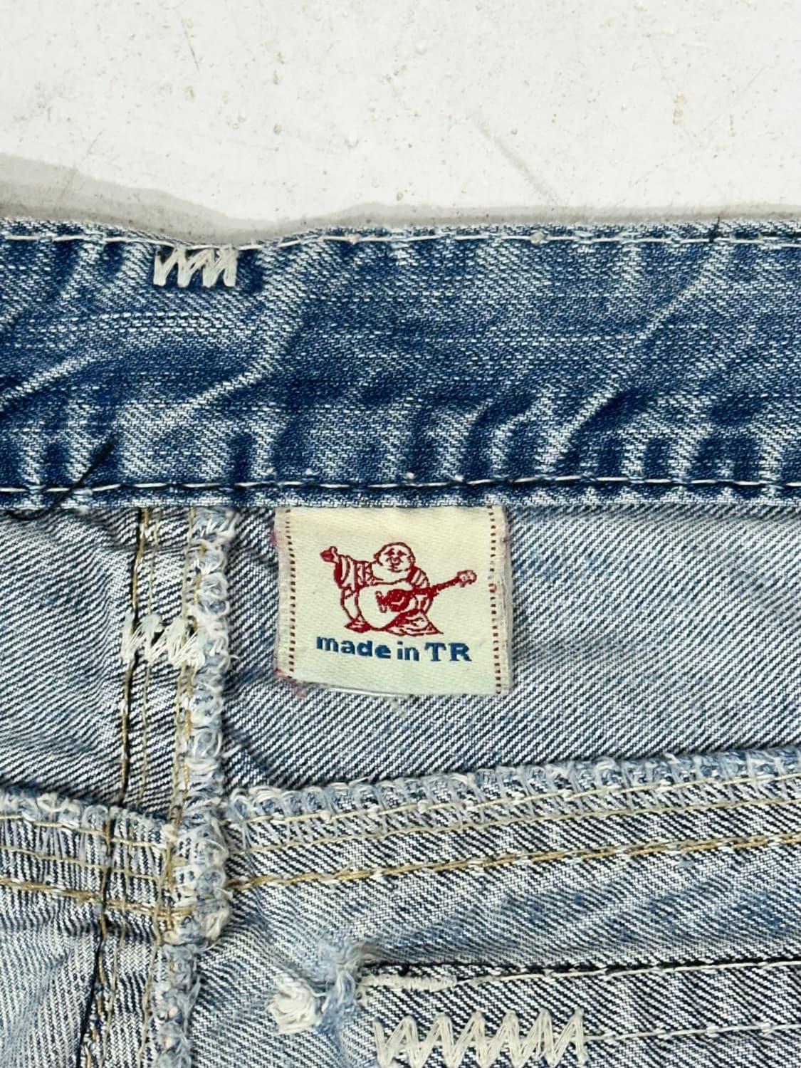 트루 릴리전 연청 와이드 부츠컷 조이 슈퍼 티 데님 부츠컷 청바지 상품이미지7